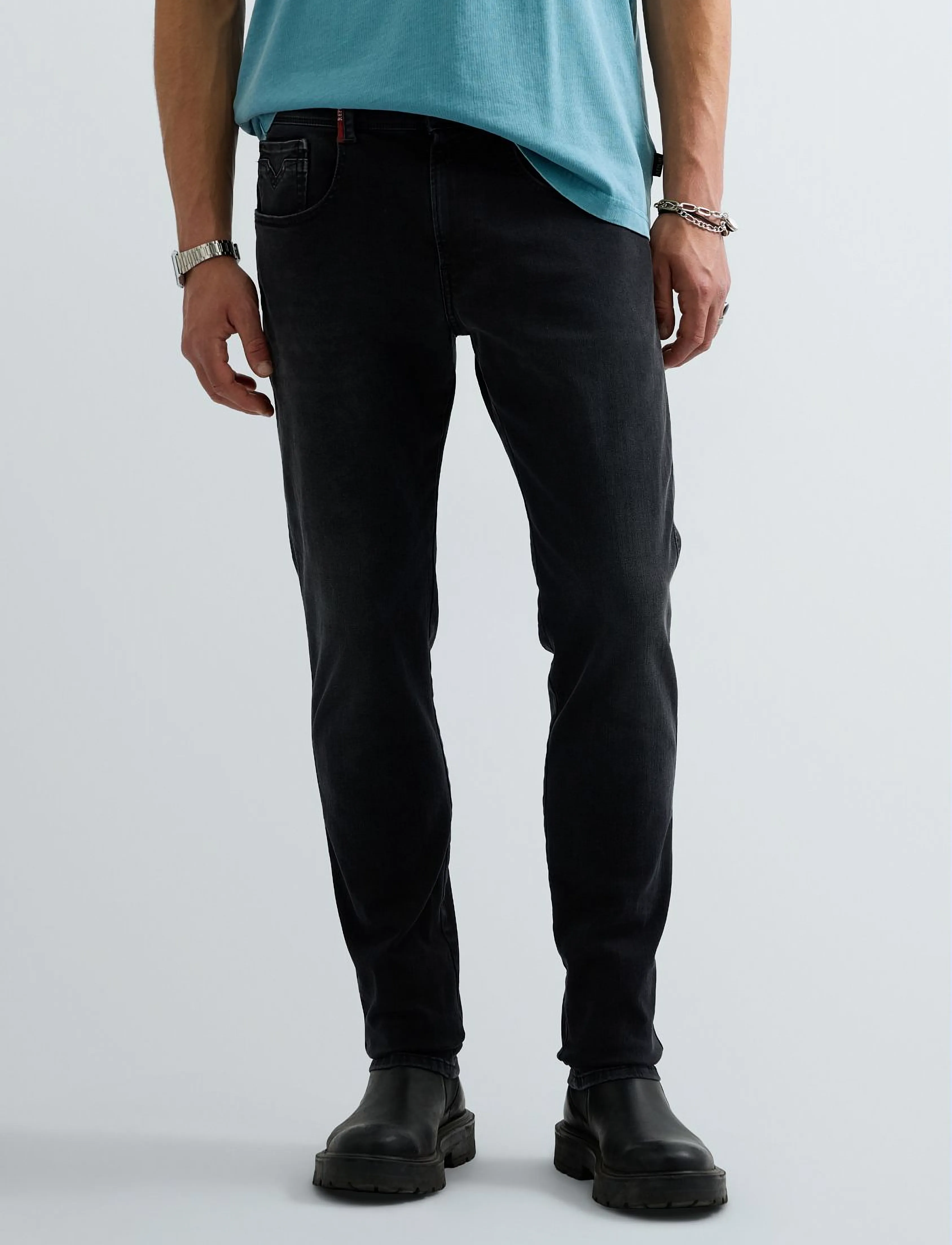 REPLAY Anbass Trousers Slim Hyperflex jeans herr – bild 5