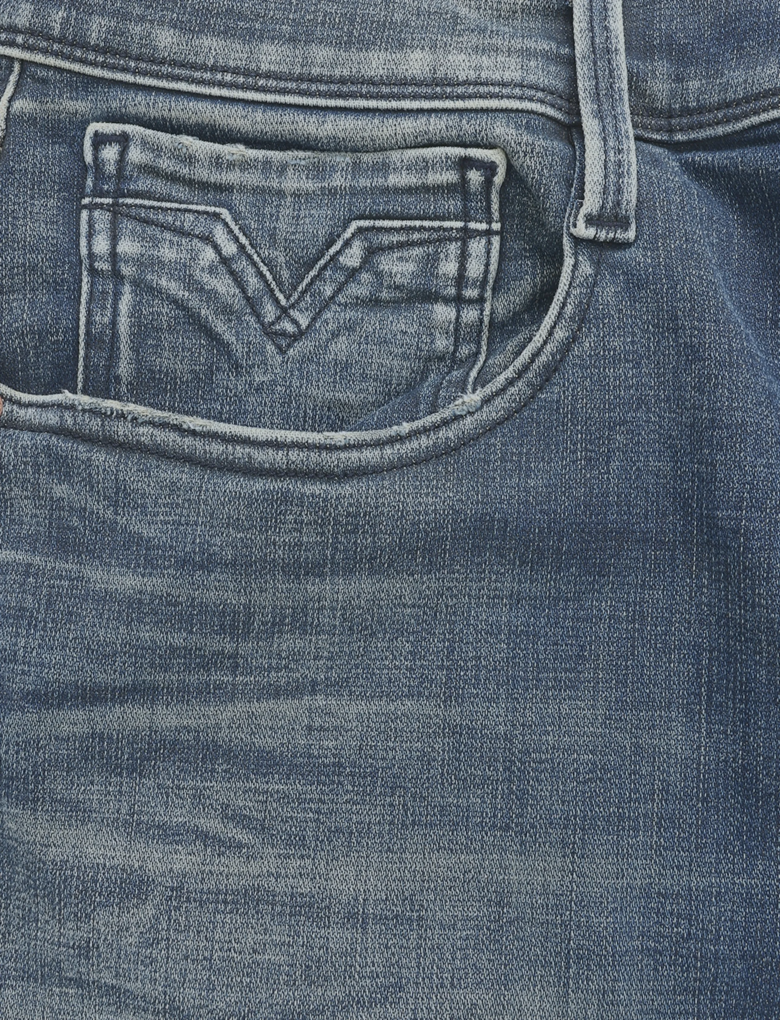 Replay - ANBASS Trousers SLIM Hyperflex Matrix - blue - 5