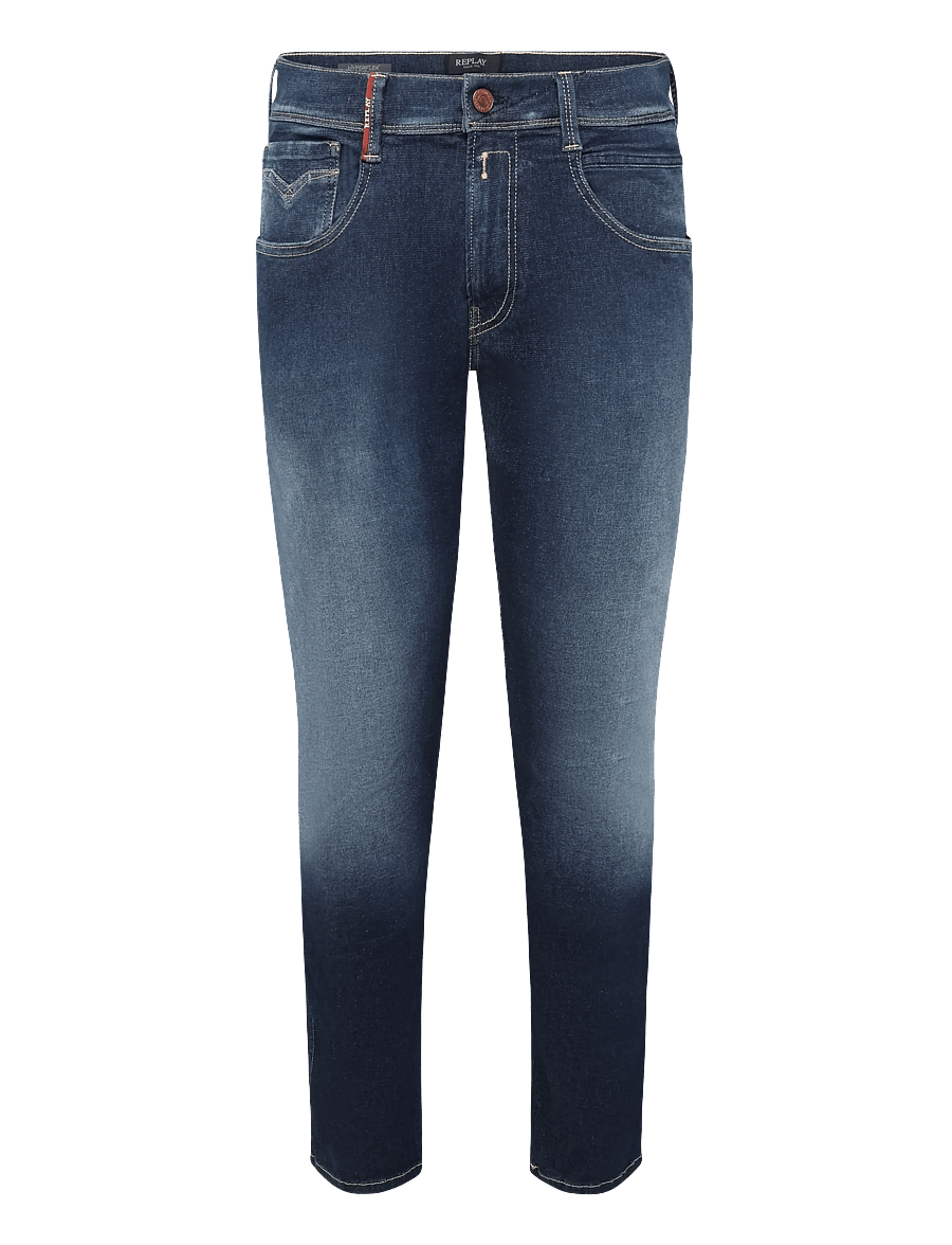 Replay - ANBASS Trousers SLIM Hyperflex,Sustainable - slim fit jeans - blue - 1