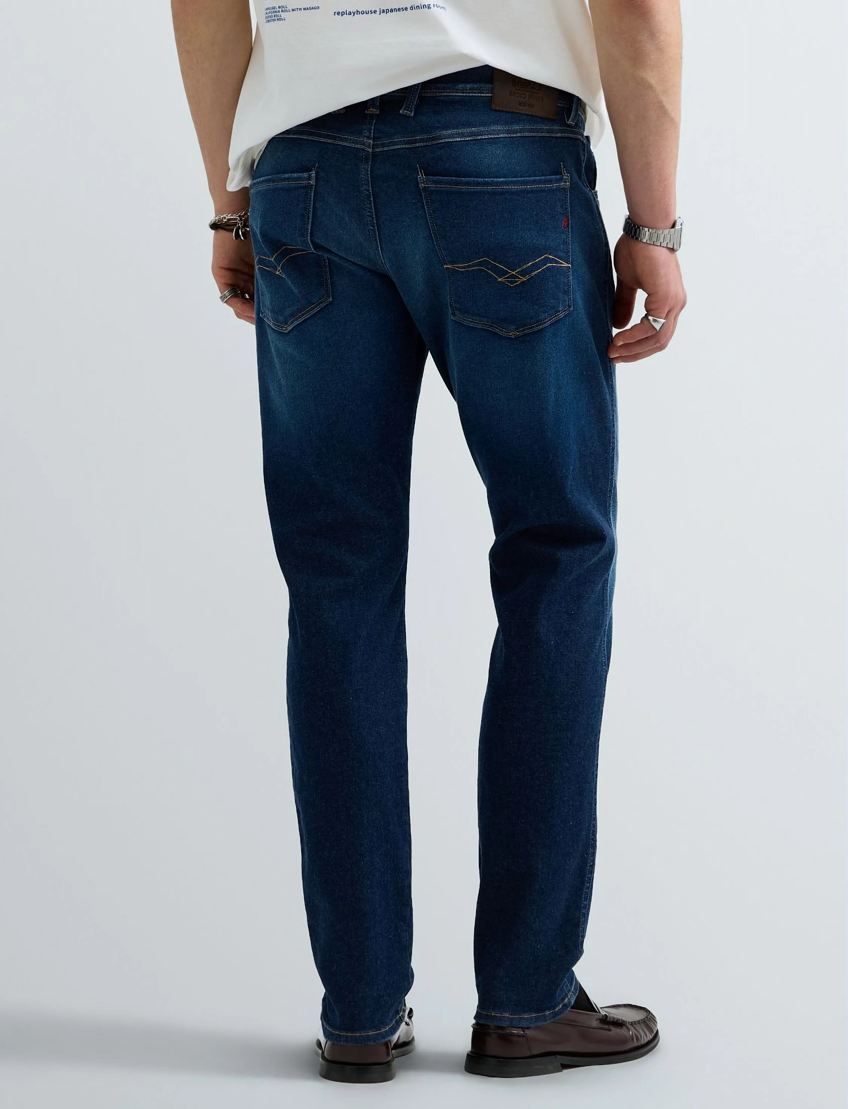 Replay ANBASS Trousers SLIM Hyperflex,Sustainable - Jeans - BLUE / blue