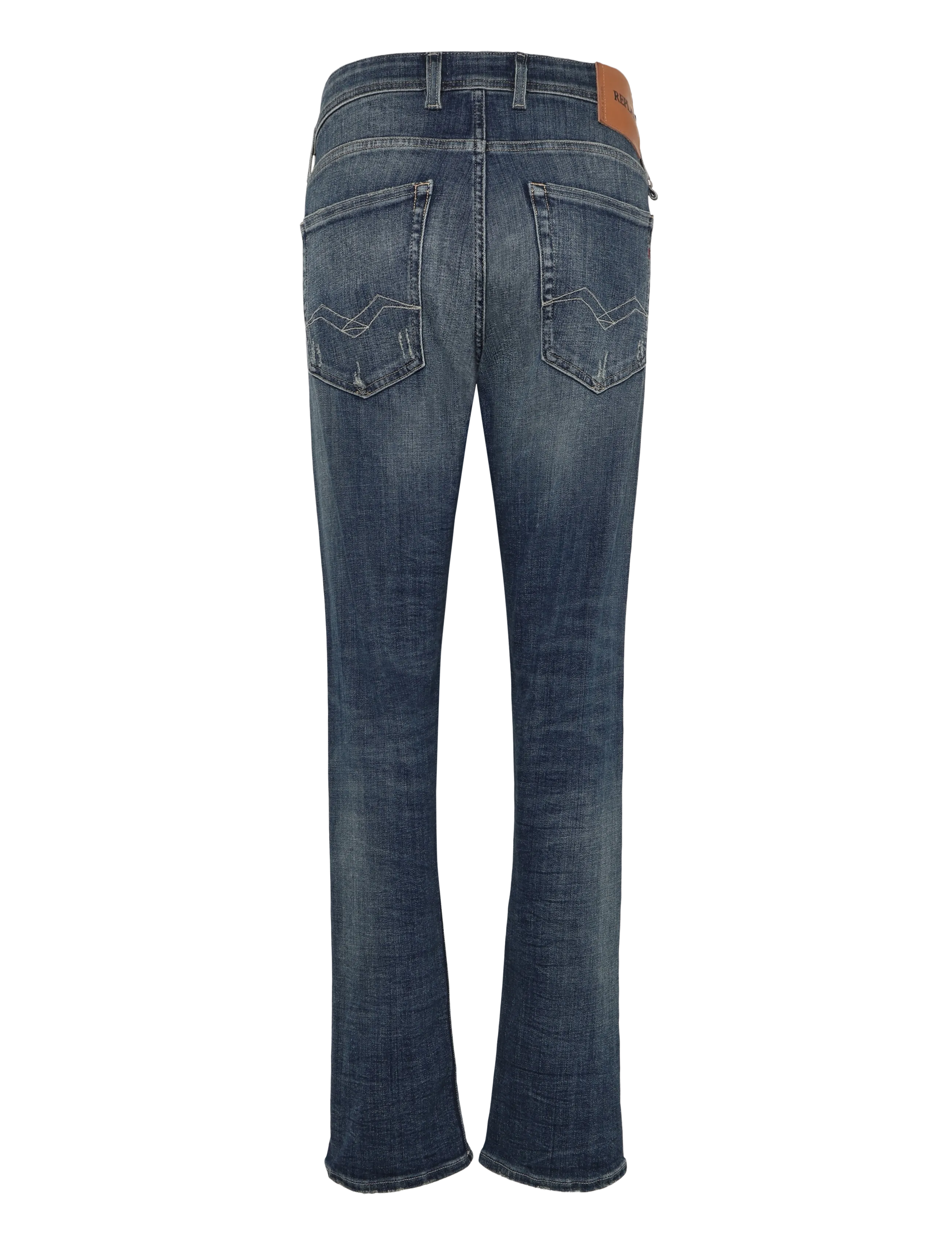 Replay - GROVER Trousers STRAIGHT AGED,Sustainable - regular jeans - blue - 1