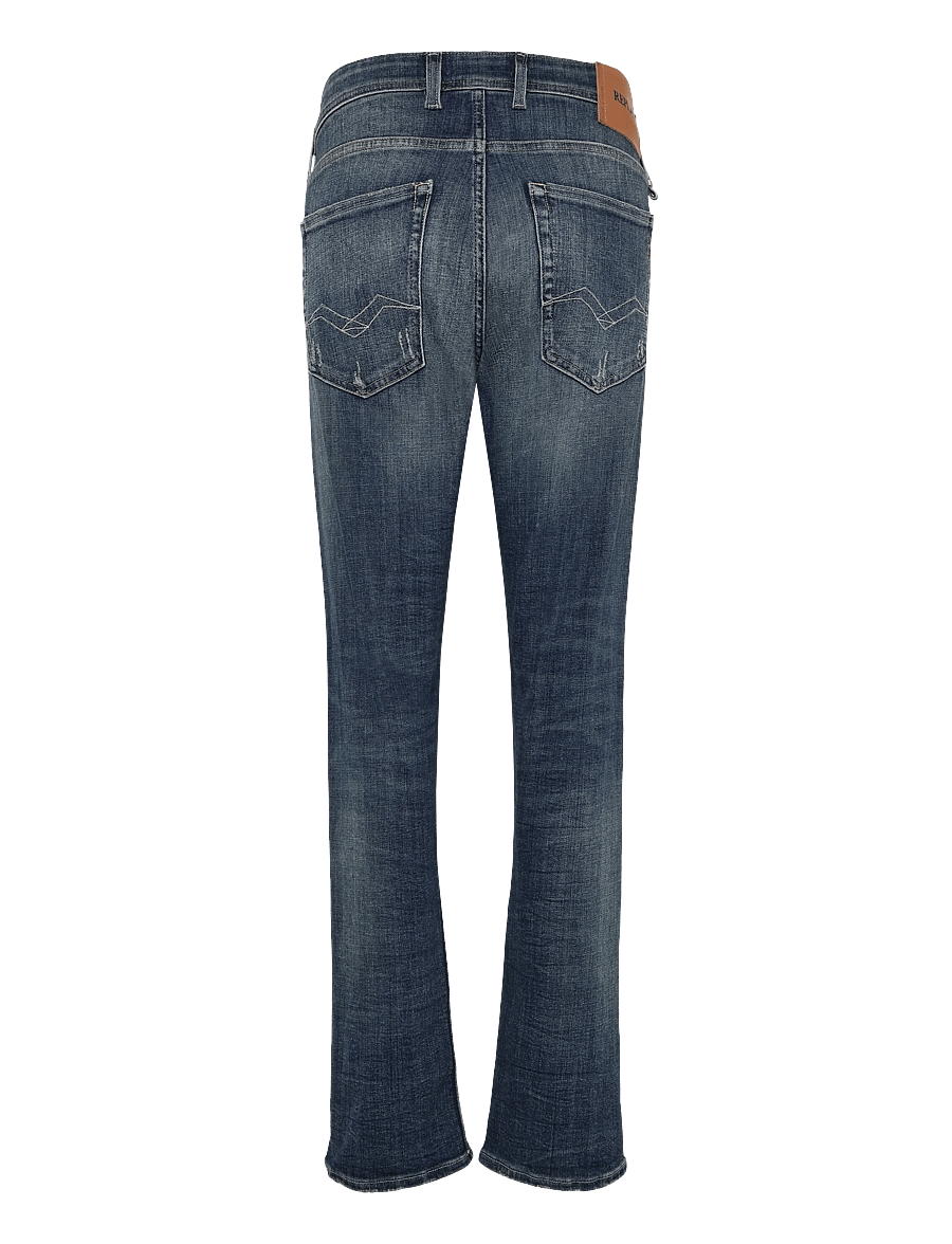 Replay - GROVER Trousers STRAIGHT AGED,Sustainable - regular jeans - blue - 1