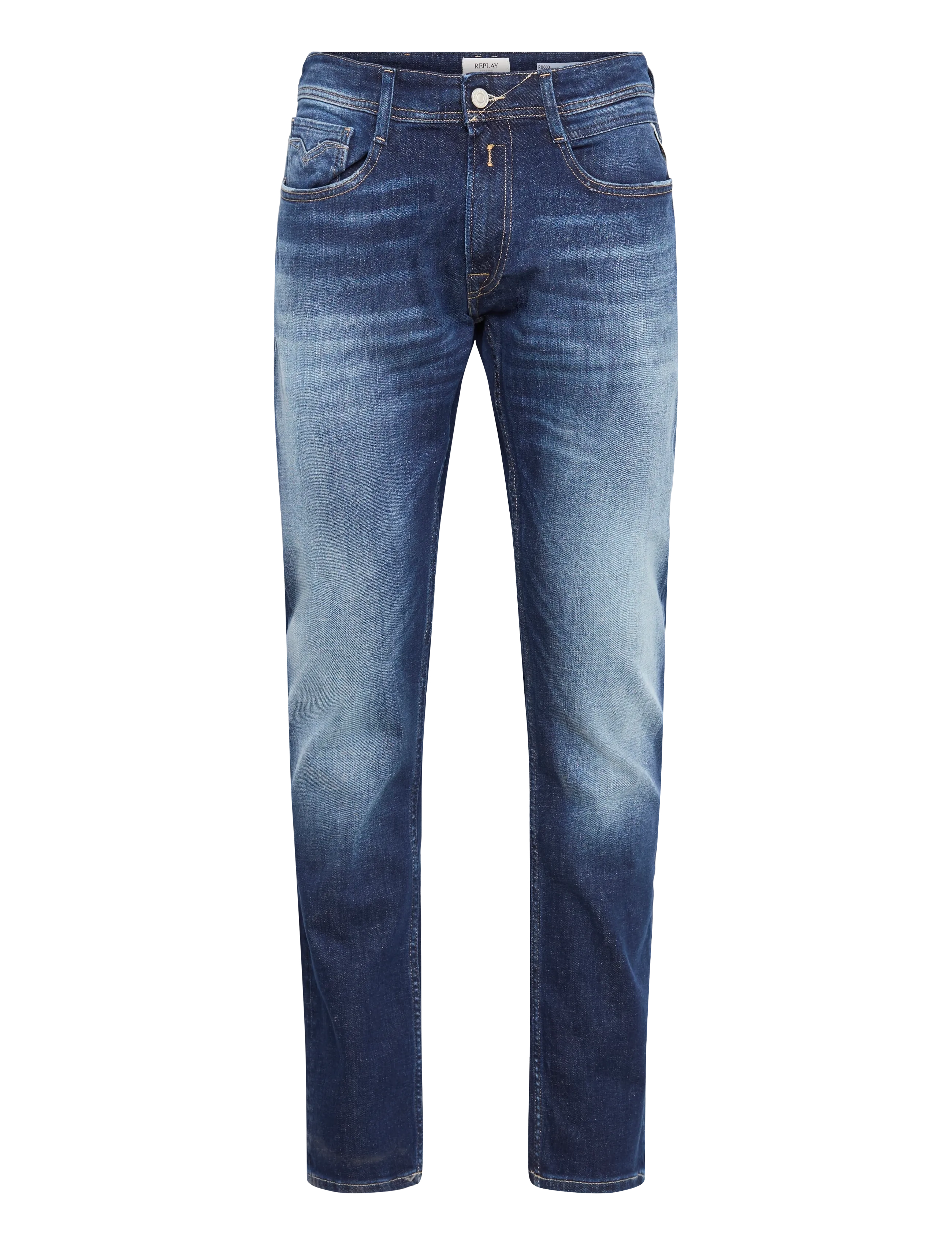 Replay ROCCO Trousers COMFORT  DENIM - Jeans - BLUE / blue