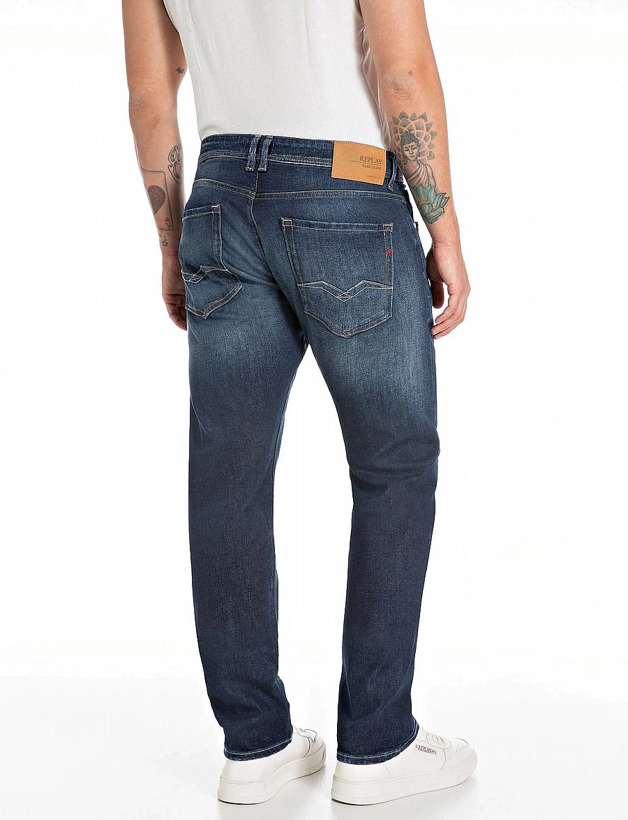 Replay - ROCCO Trousers COMFORT DENIM - regular jeans - blue - 3