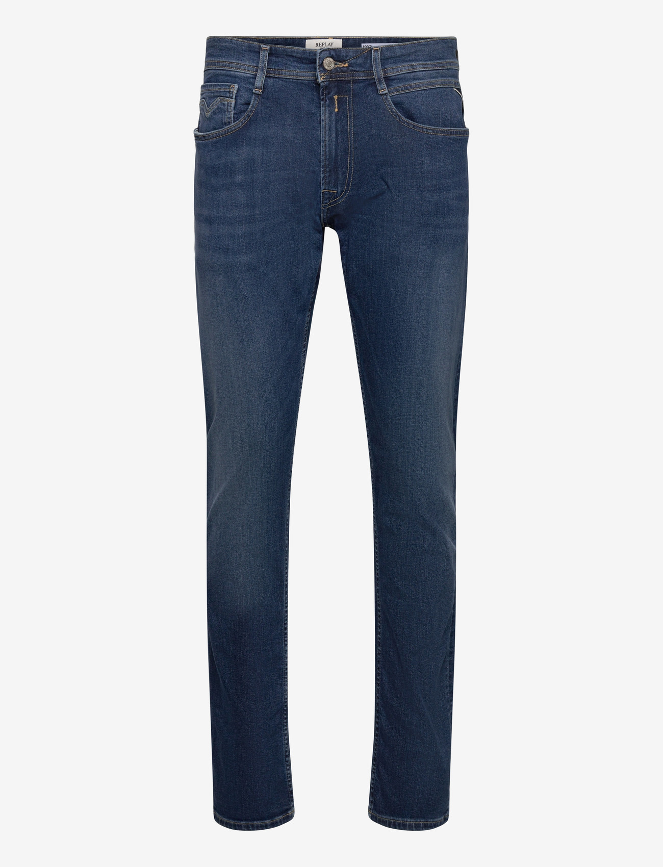 Replay - ROCCO Trousers STRAIGHT 573 ECO PLUS,Sustainable - regular jeans - dark blue - 1
