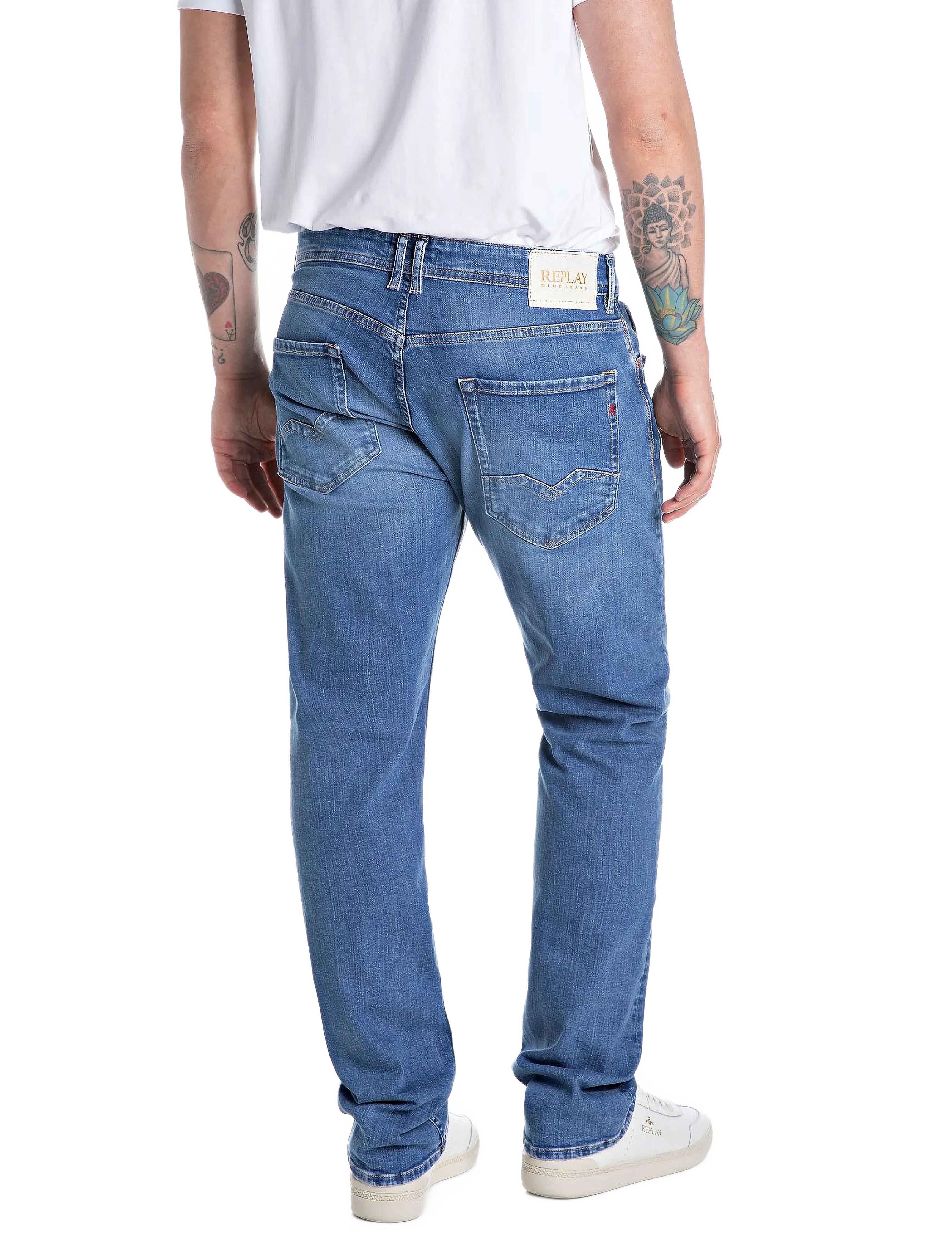 Replay - ROCCO Trousers COMFORT 573 ECO PLUS - blue - 2