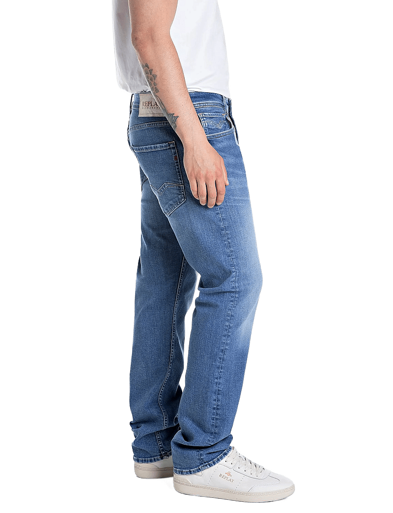Replay - ROCCO Trousers COMFORT 573 ECO PLUS - alt laienevad teksad - blue - 3