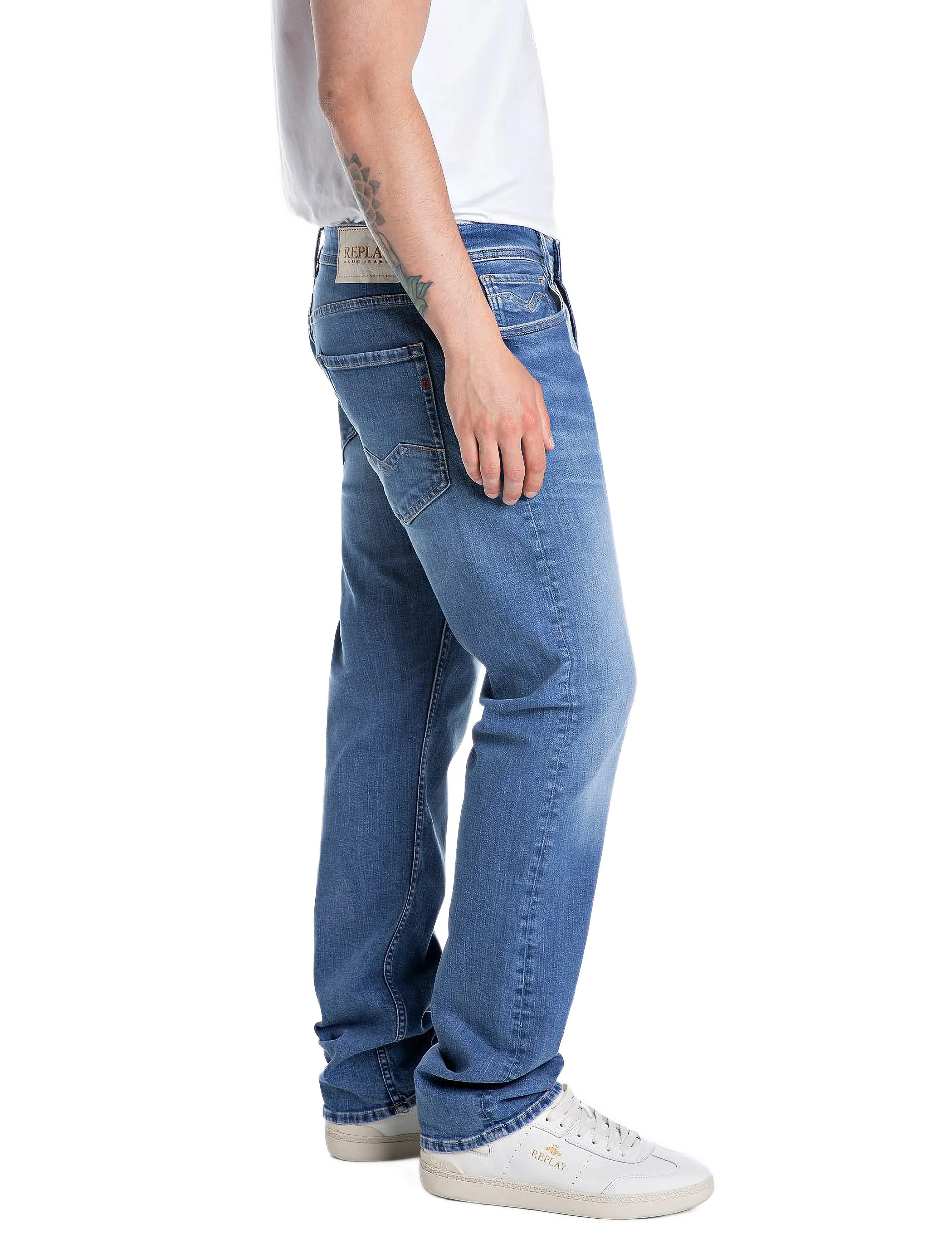 Replay - ROCCO Trousers COMFORT 573 ECO PLUS - blue - 3