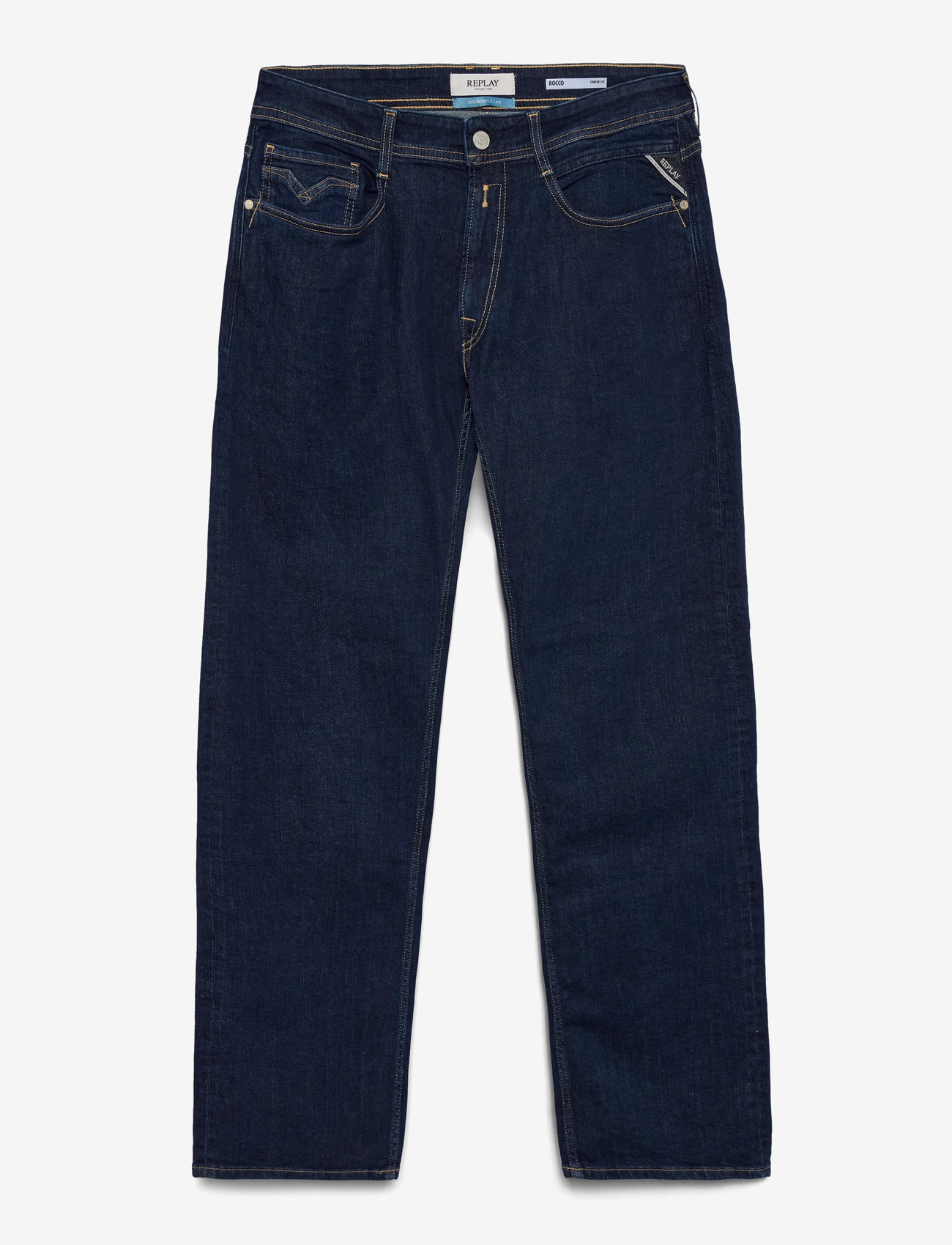 Replay - ROCCO Trousers COMFORT 573 ECO PLUS - loose jeans - dark blue - 1