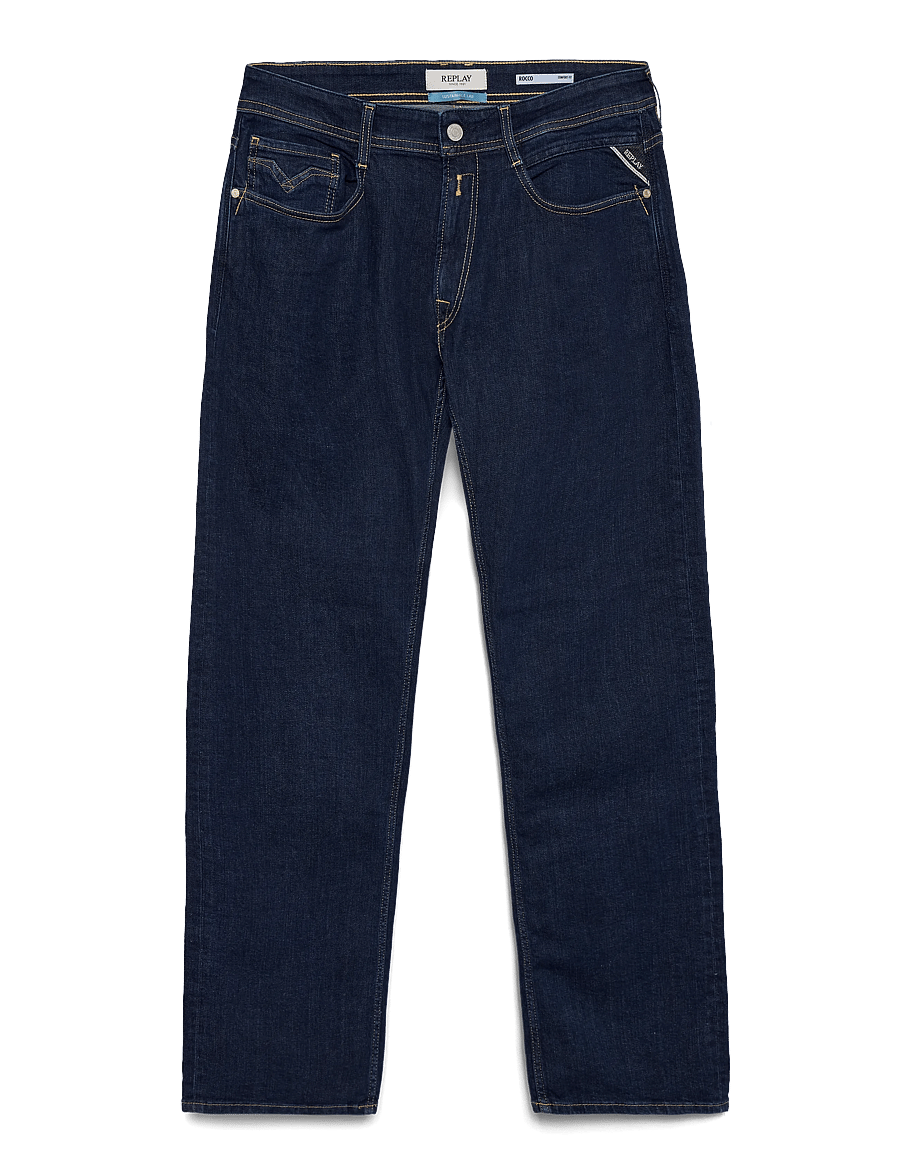 Replay - ROCCO Trousers COMFORT 573 ECO PLUS - brīvi džinsi - dark blue - 1