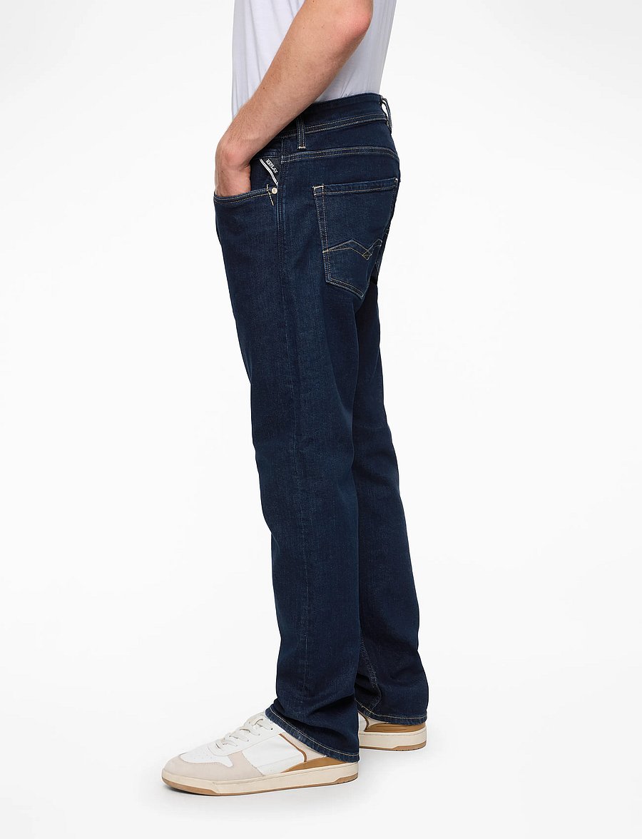 Replay - ROCCO Trousers COMFORT 573 ECO PLUS - brīvi džinsi - dark blue - 3