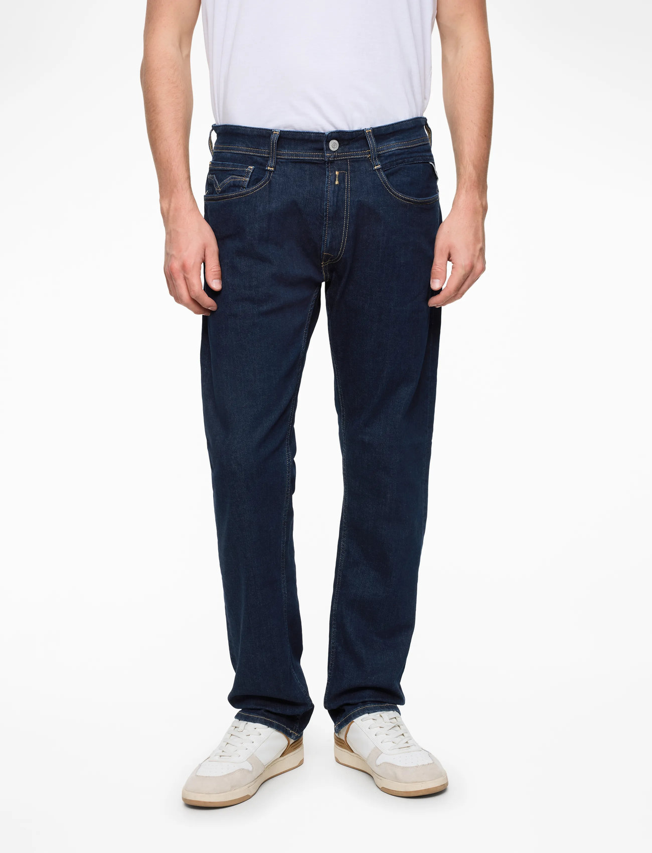 Replay - ROCCO Trousers COMFORT 573 ECO PLUS - loose jeans - dark blue - 0