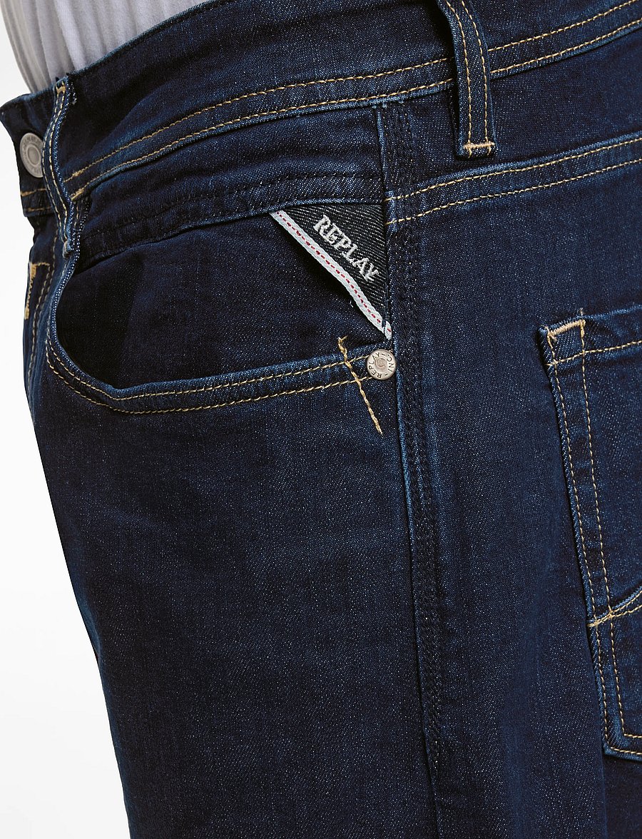 Replay - ROCCO Trousers COMFORT 573 ECO PLUS - brīvi džinsi - dark blue - 5