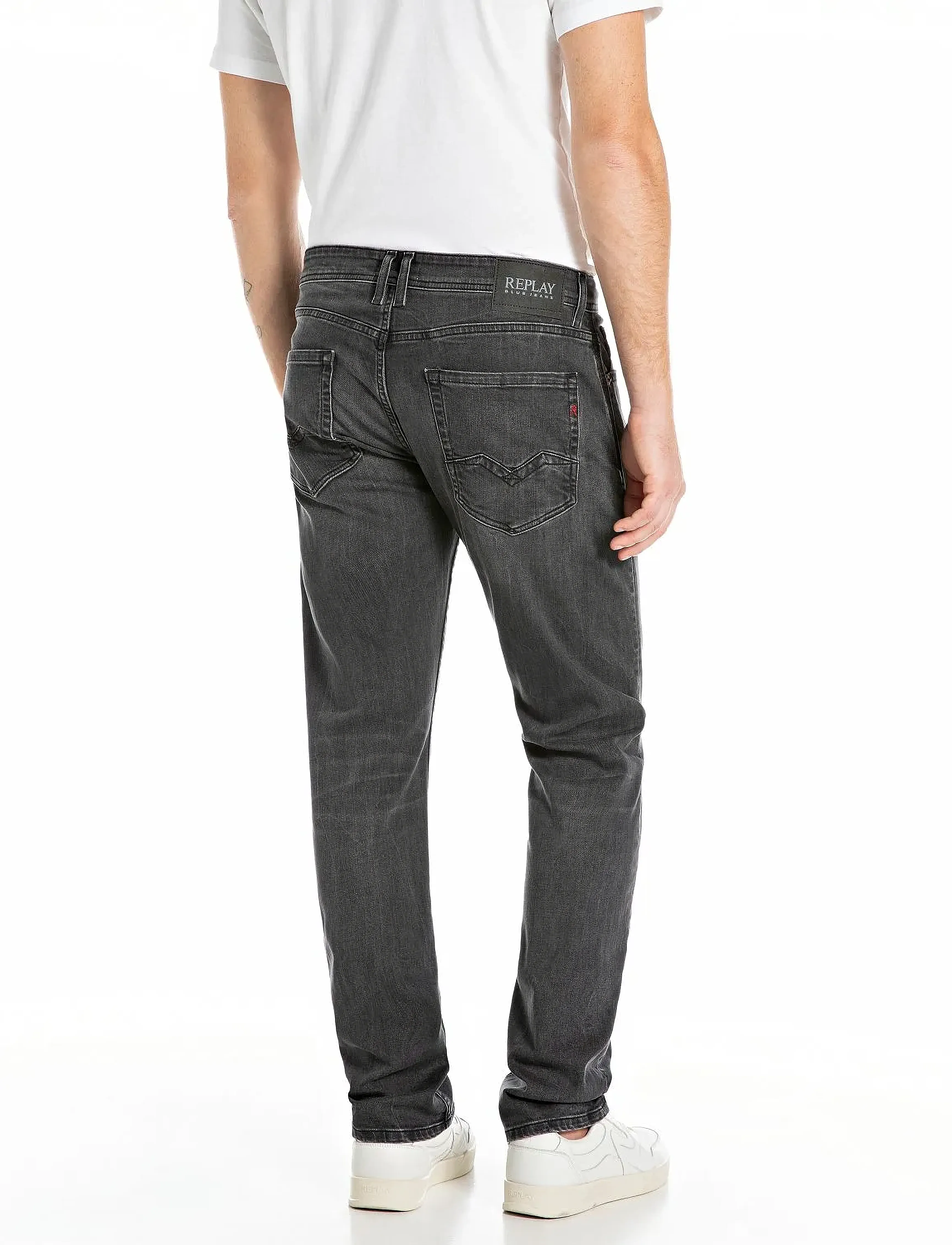 Replay - ROCCO Trousers COMFORT 573 ECO PLUS - tavalised teksad - grey - 3