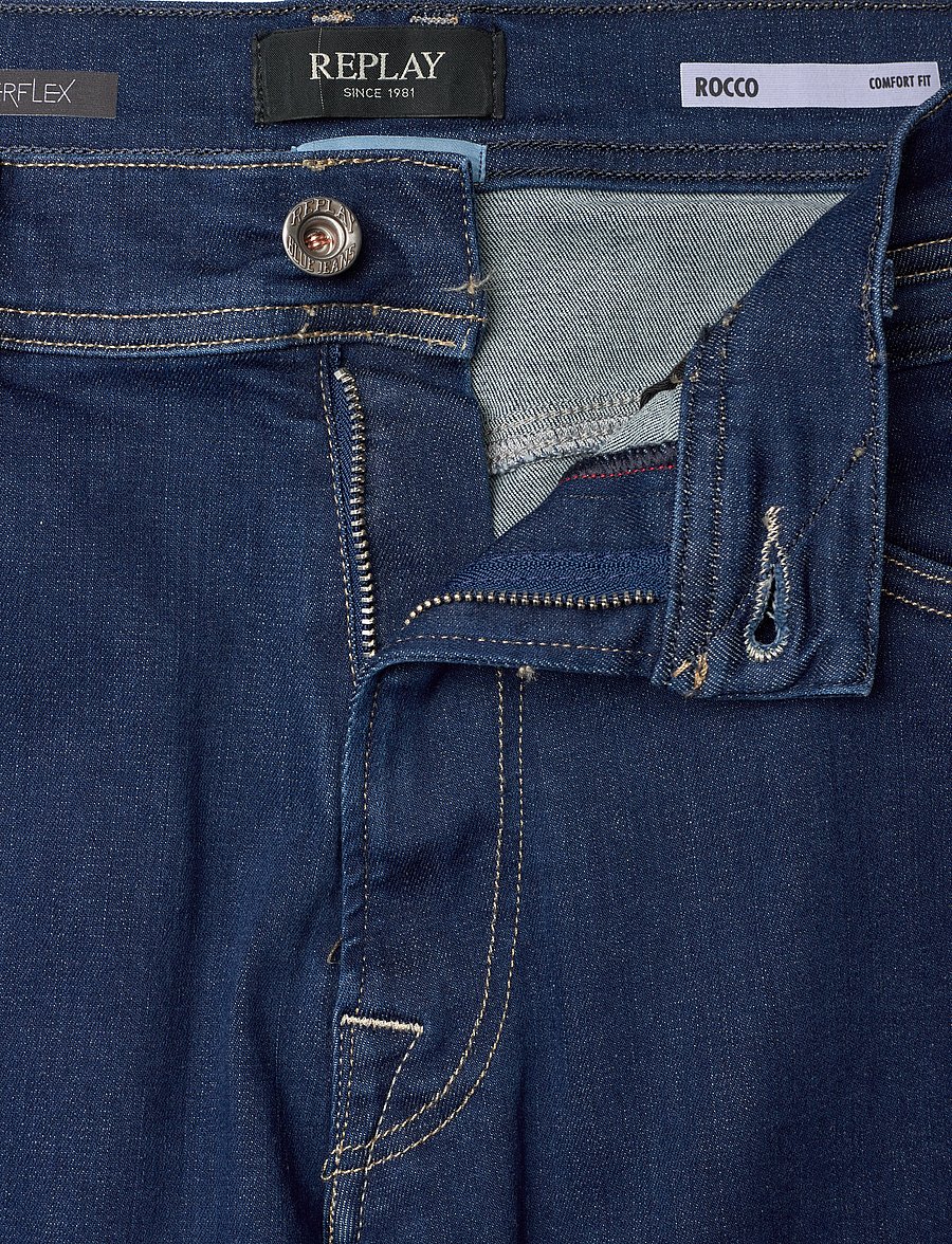 Replay - ROCCO Trousers COMFORT HYPERFLEX ECO PLUS - blue - 3