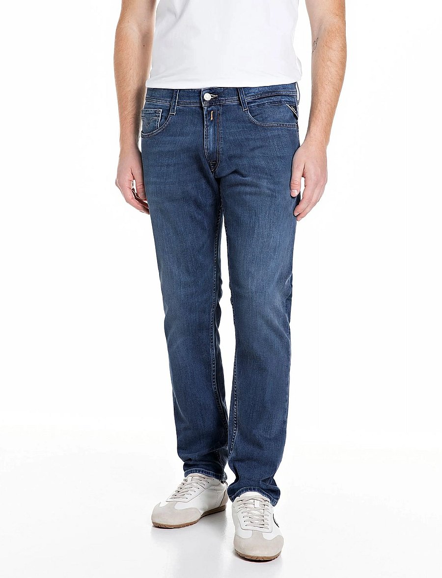 Replay - ROCCO Trousers COMFORT 99 Denim - normale jeans - medium blue - 0
