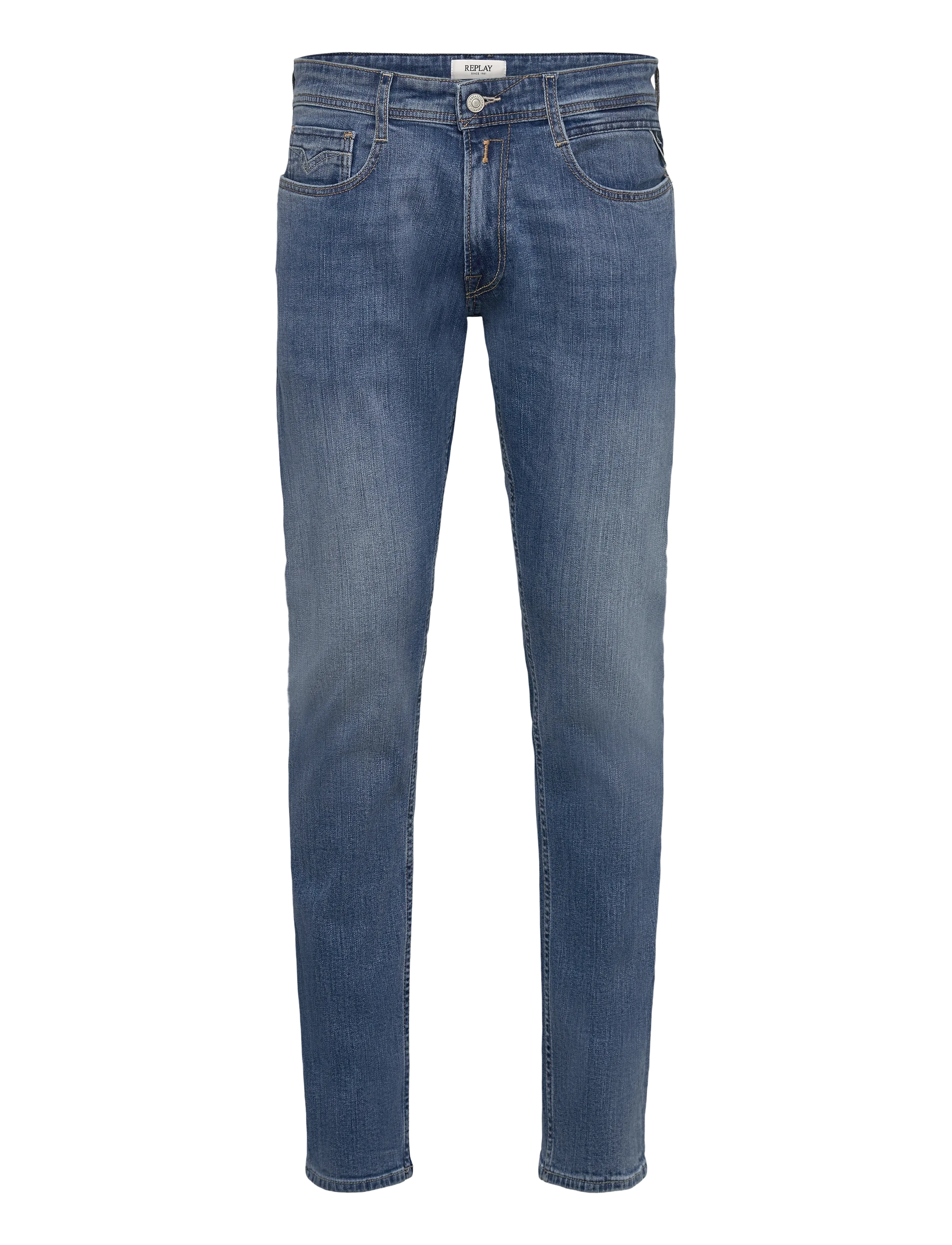 Replay ROCCO Trousers COMFORT 99 Denim - Jeans - MEDIUM BLUE / blue