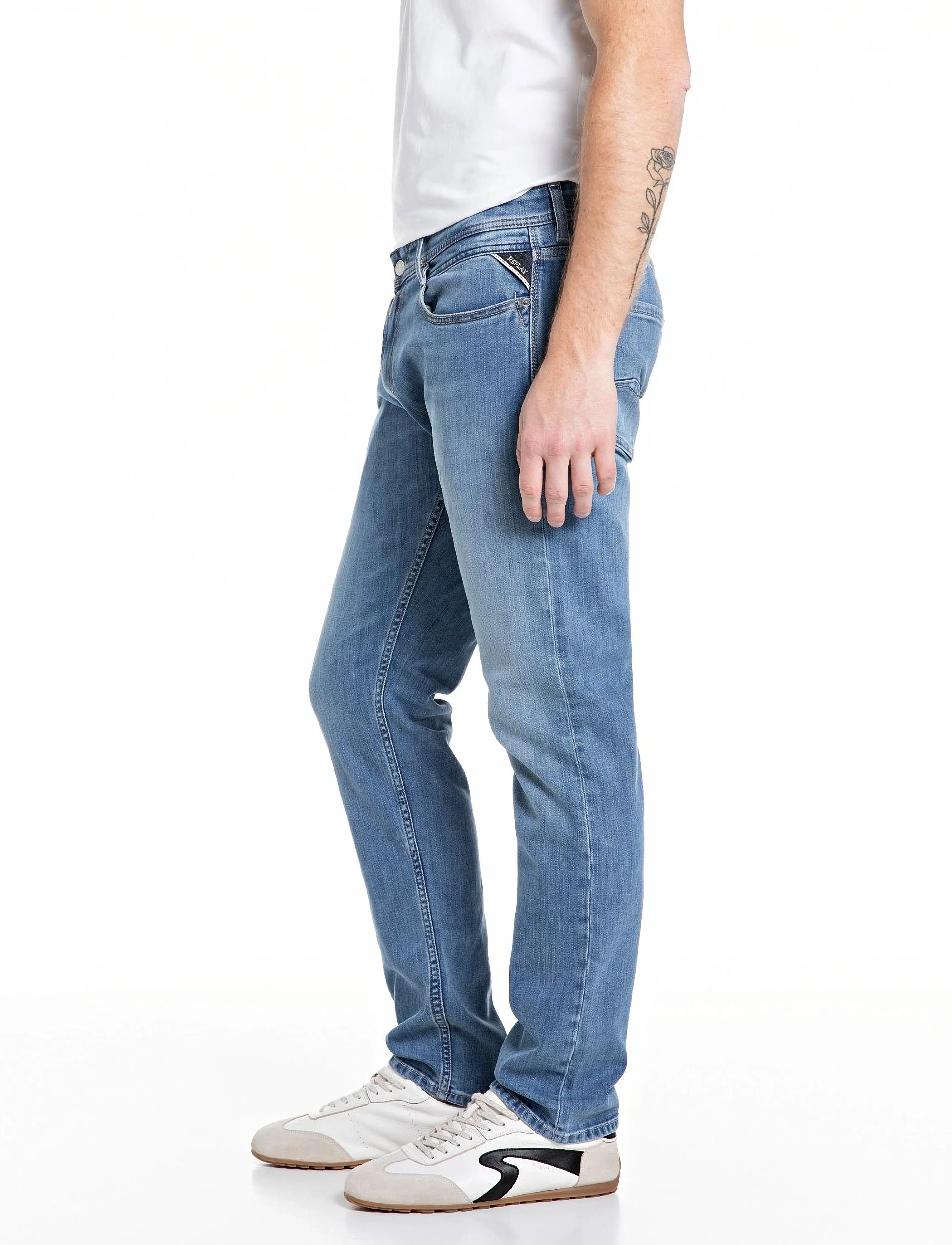 Replay - ROCCO Trousers COMFORT 99 Denim - regular jeans - medium blue - 4