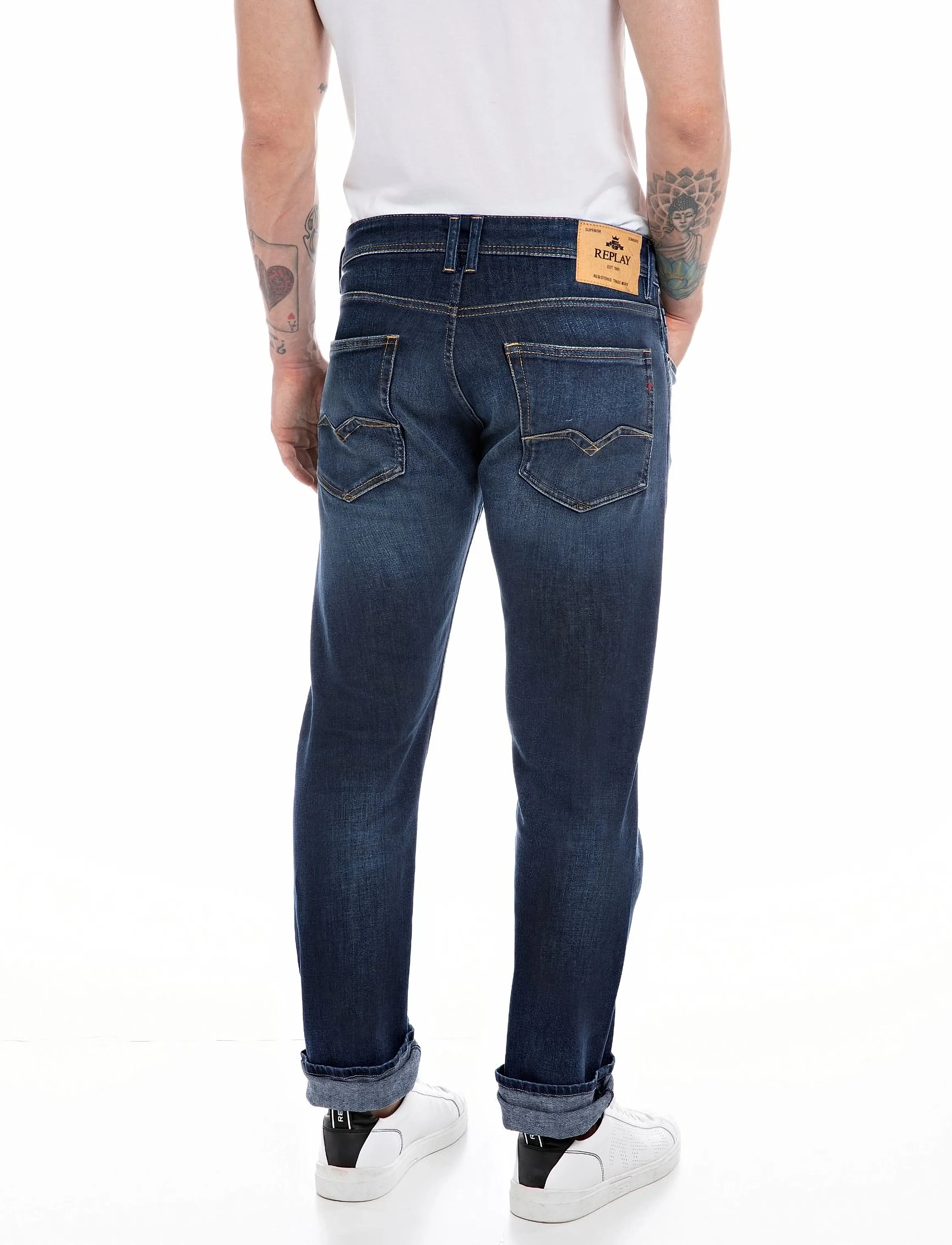 Replay - ROCCO Trousers COMFORT 99 Denim - blue - 3