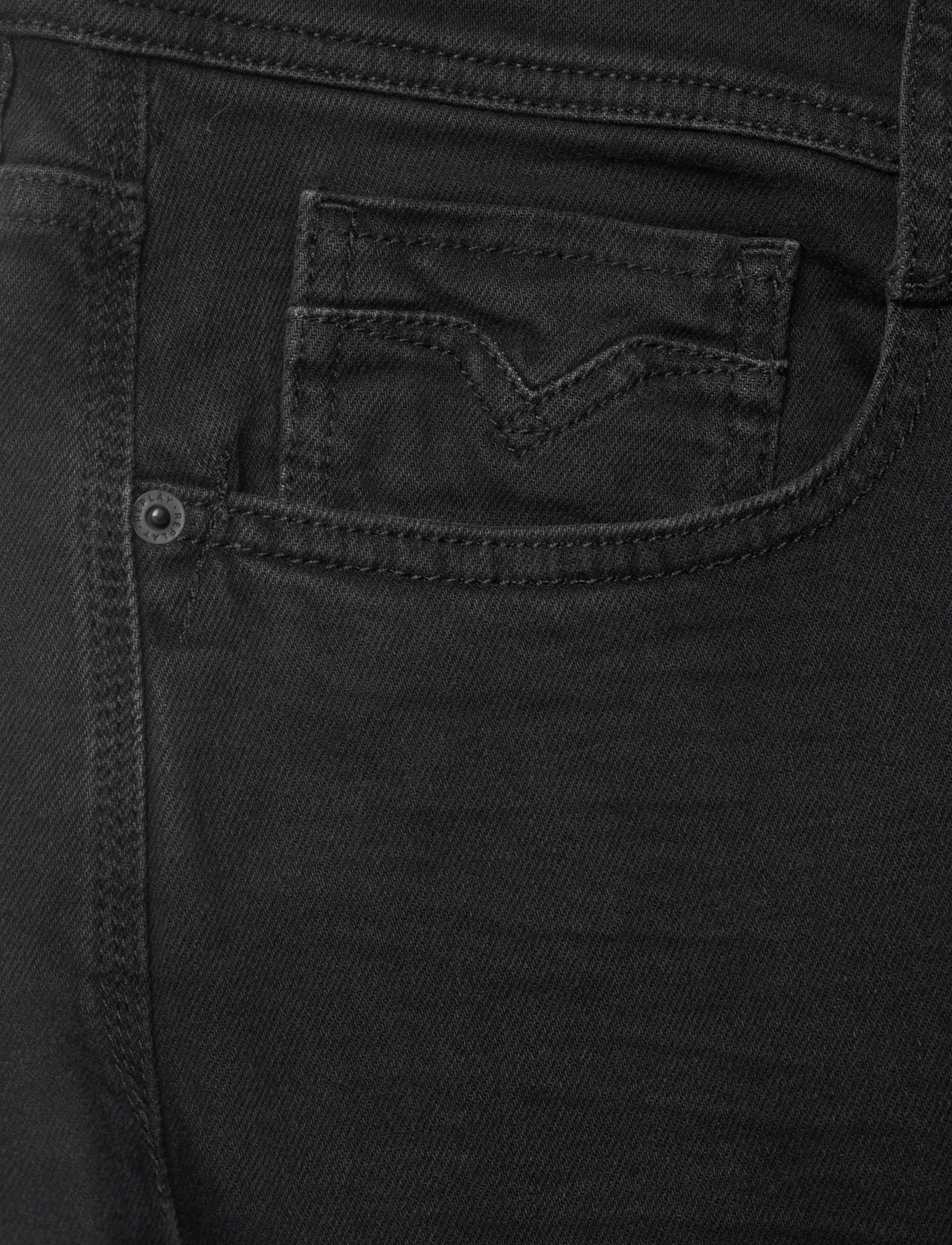 Replay - ROCCO Trousers COMFORT FIT 99 Denim - black - 5