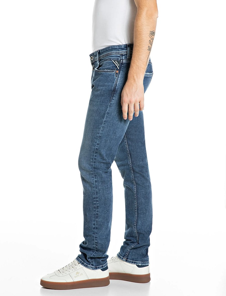 Replay - ROCCO Trousers COMFORT - normale jeans - blue - 4
