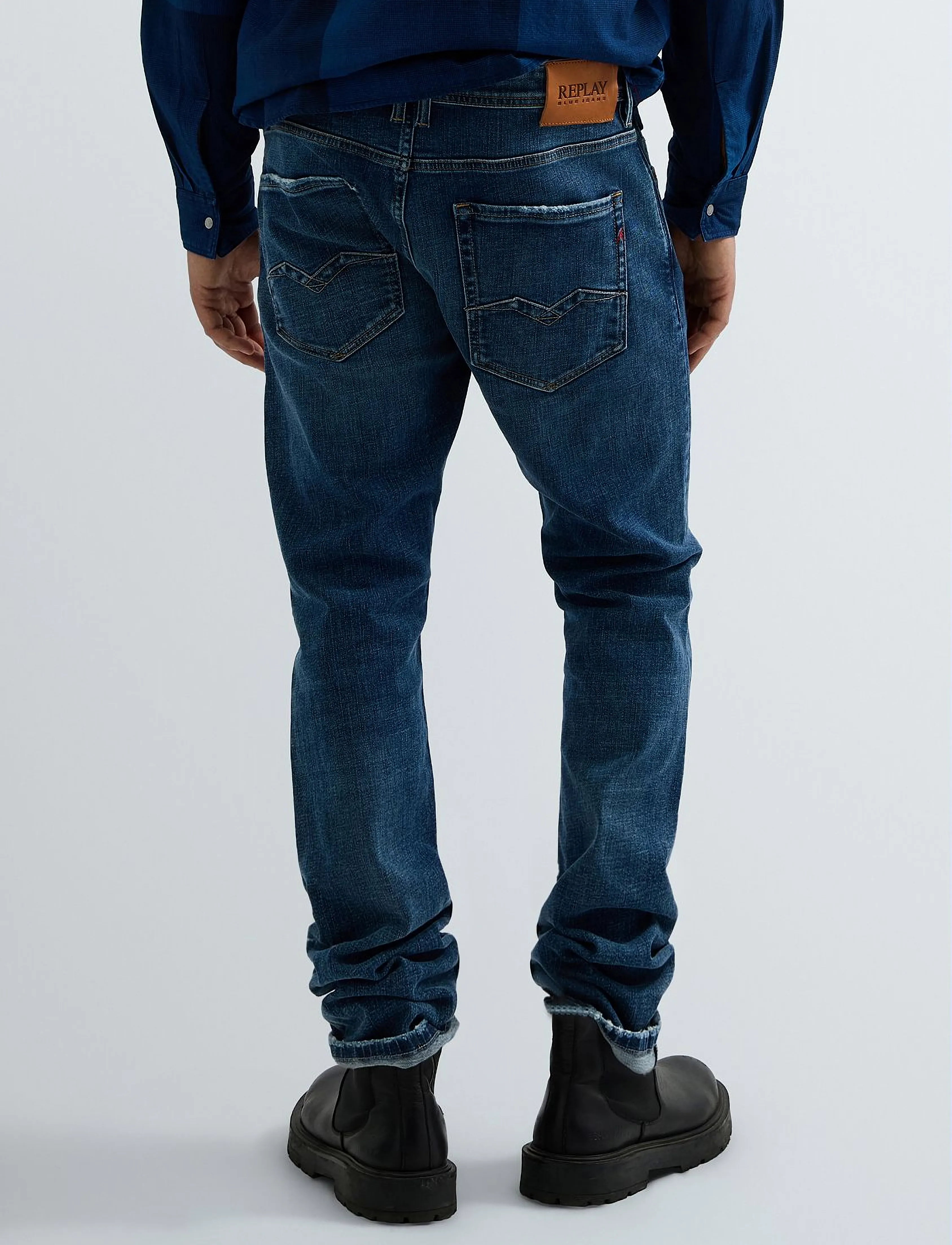 Replay ROCCO Trousers COMFORT - Kleidung - BLUE / blue