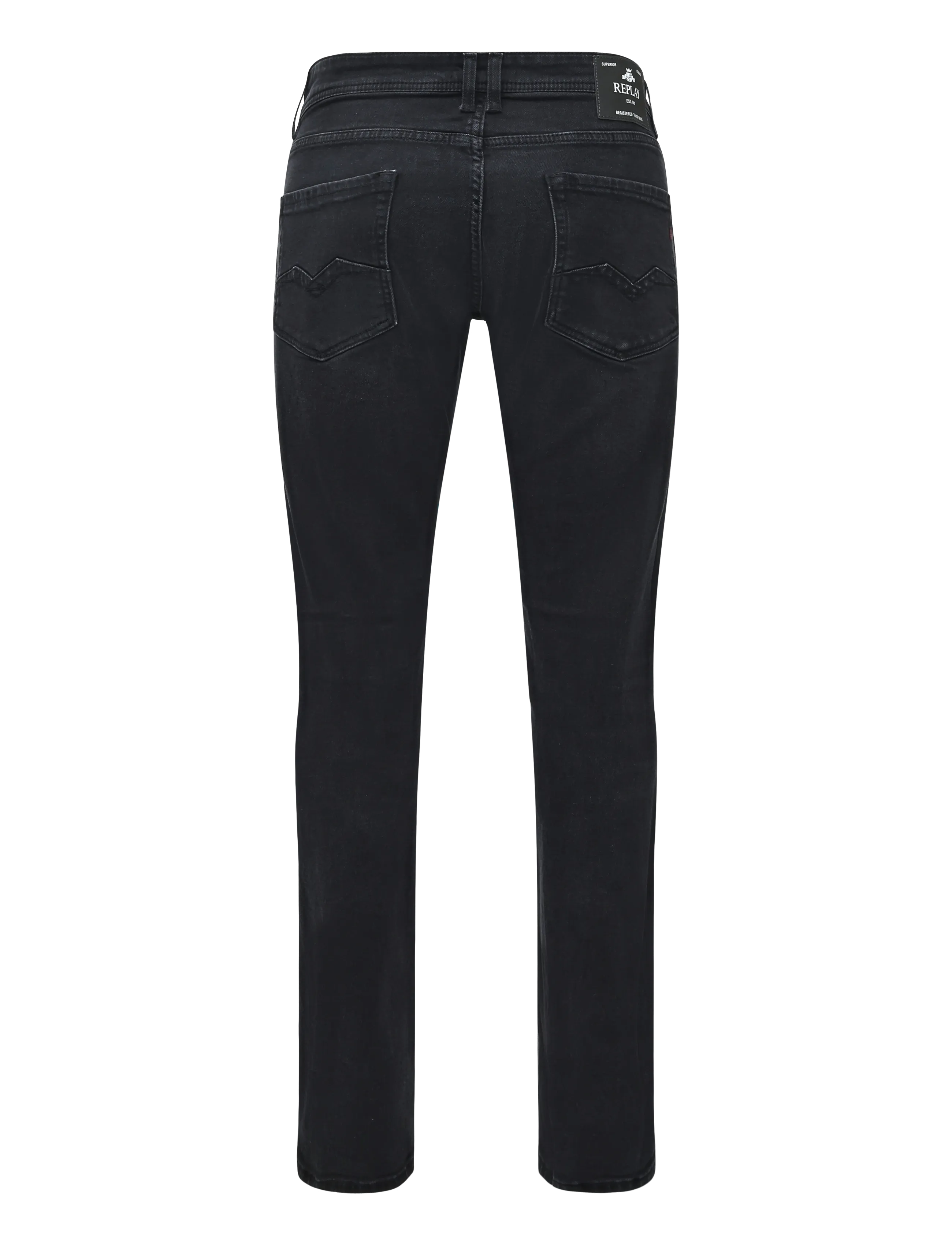 Replay - ROCCO Trousers COMFORT - tapered jeans - black - 2