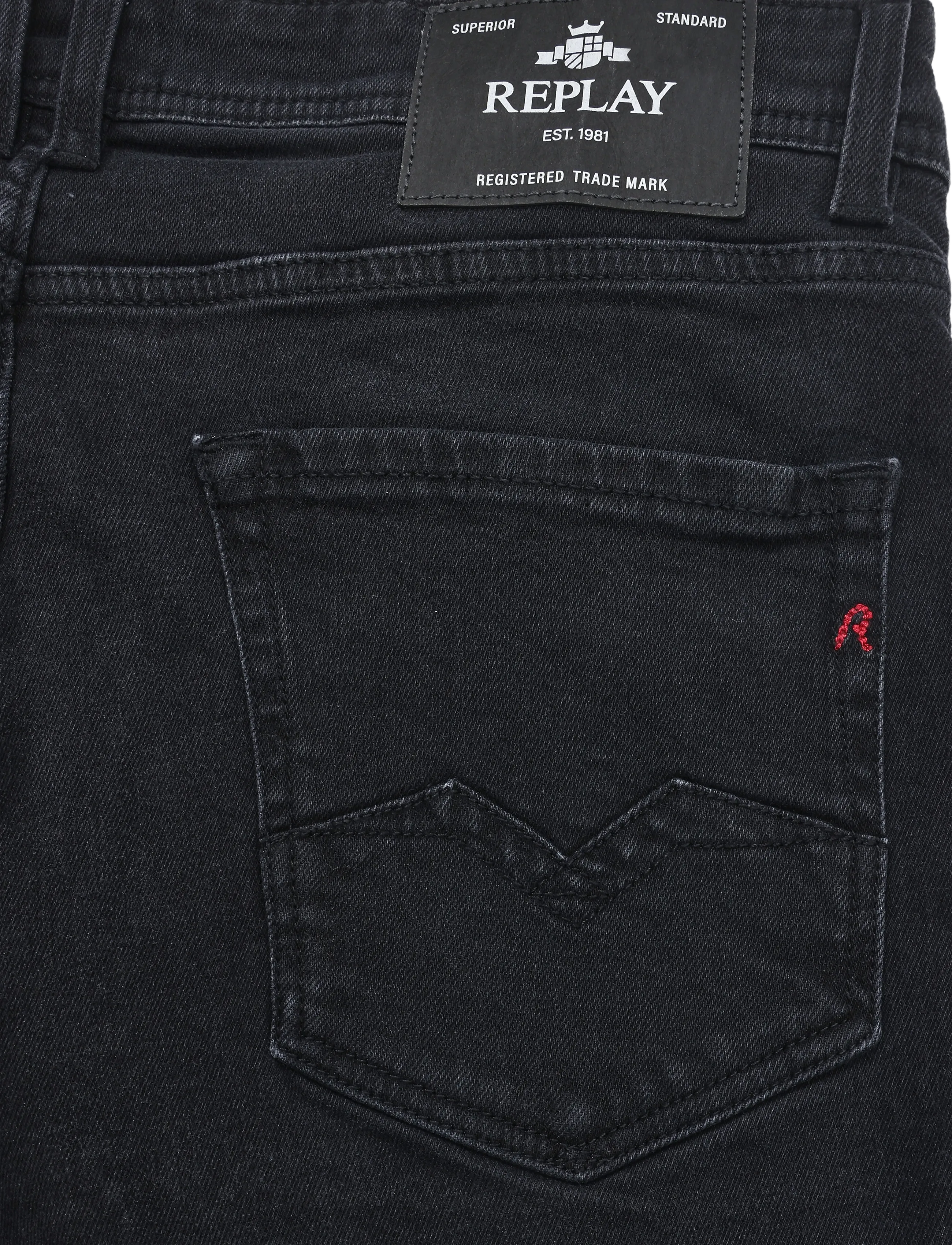 Replay - ROCCO Trousers COMFORT - tapered jeans - black - 4