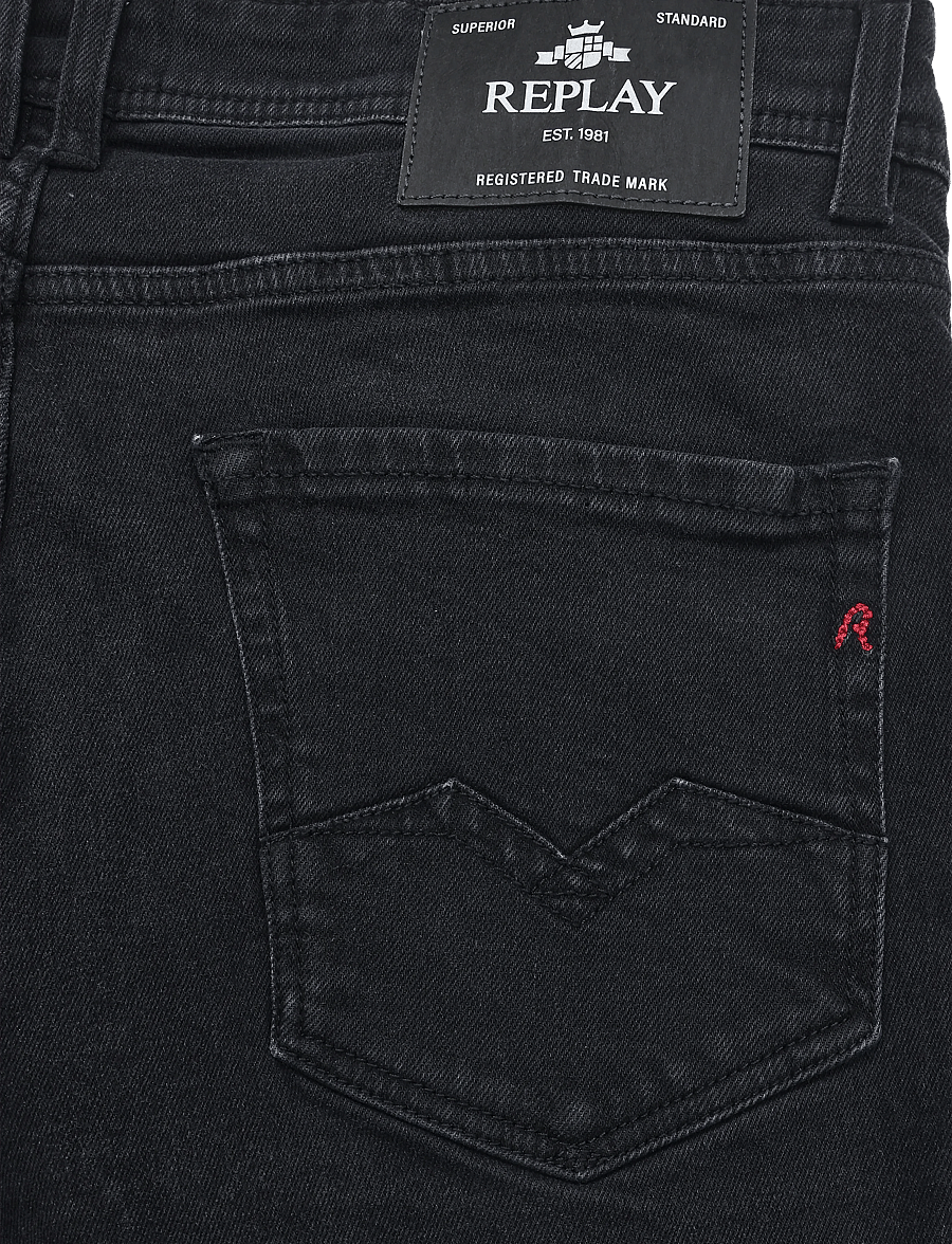 Replay - ROCCO Trousers COMFORT - tapered jeans - black - 4
