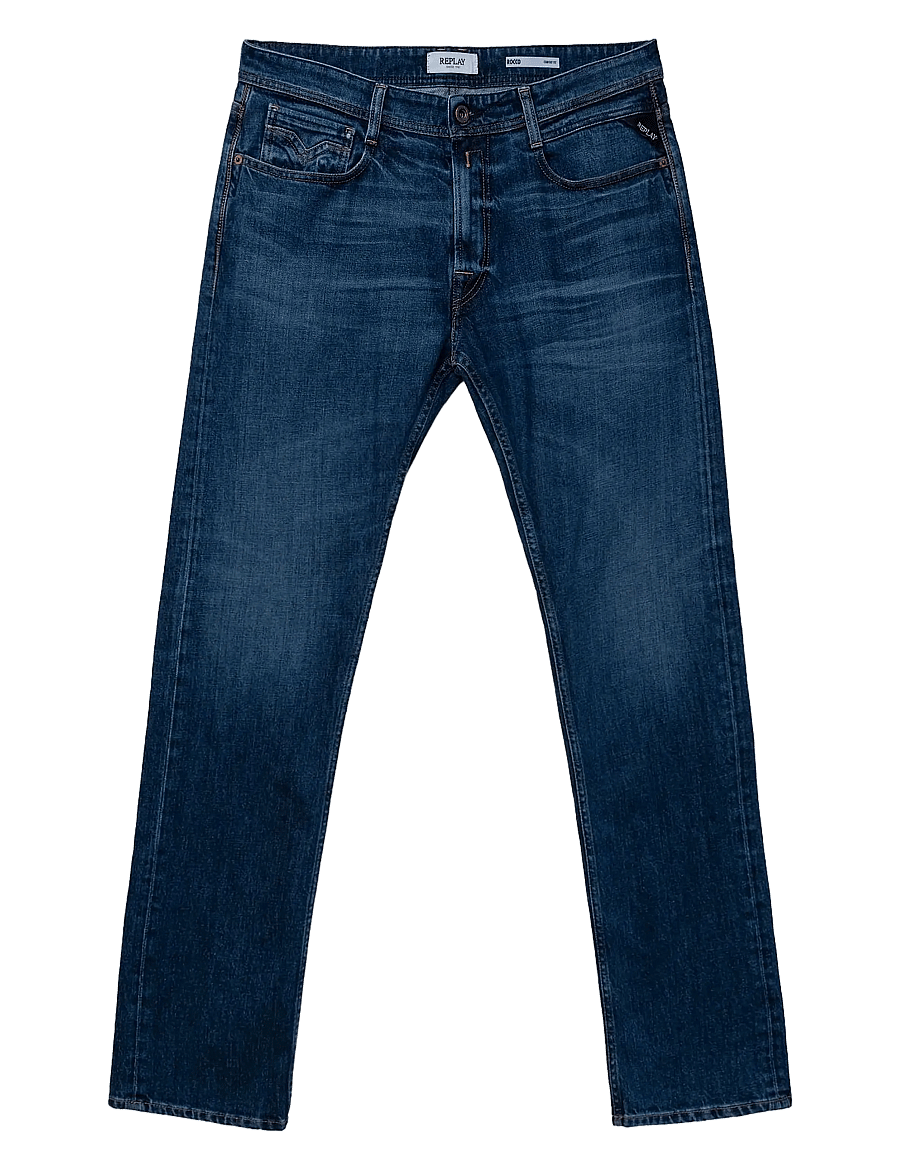 Replay - ROCCO Trousers COMFORT Original - klassikalised teksad - dark blue - 1