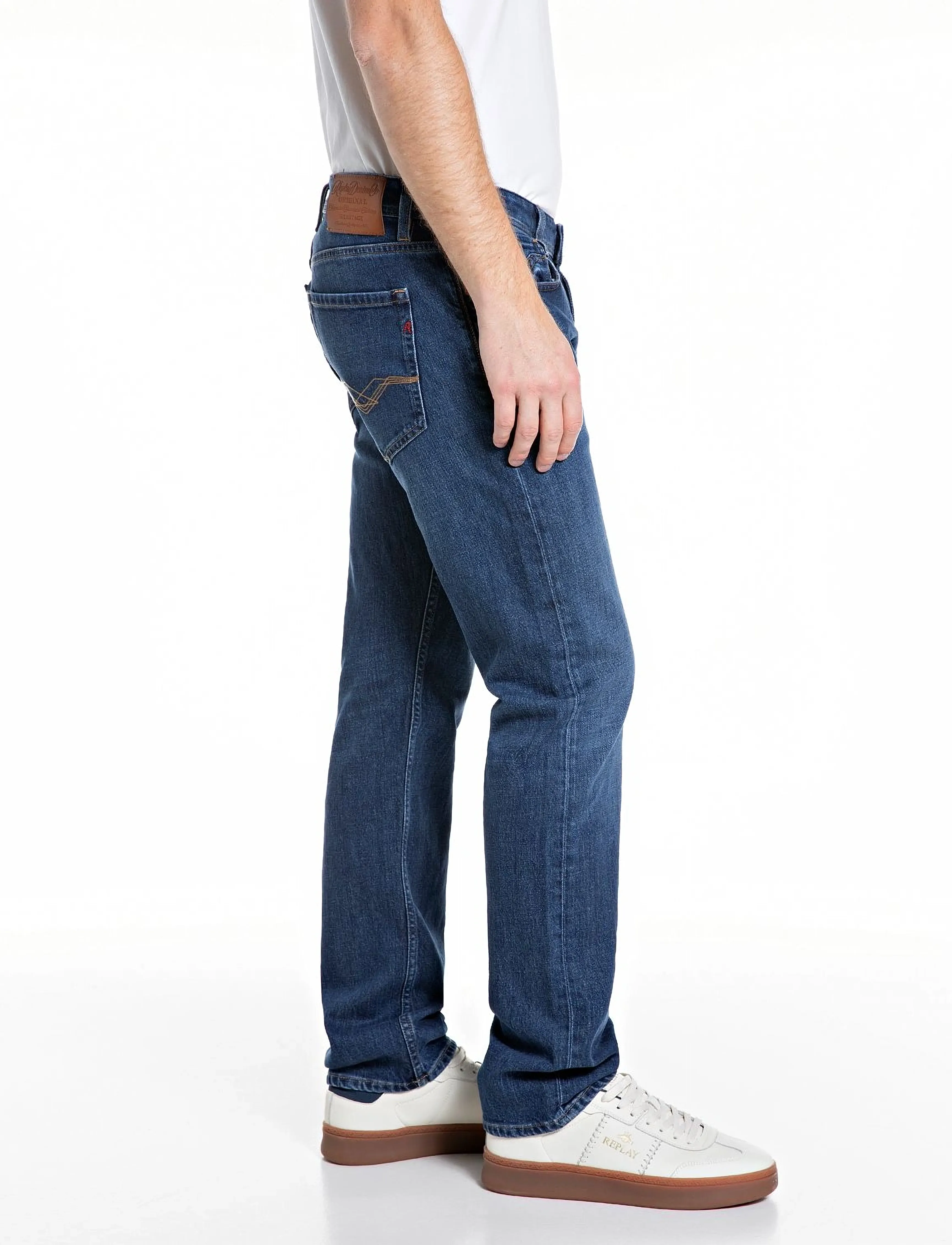 Replay - ROCCO Trousers COMFORT Original - regular jeans - dark blue - 3