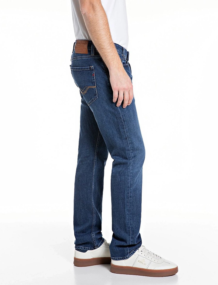 Replay - ROCCO Trousers COMFORT Original - klassikalised teksad - dark blue - 3