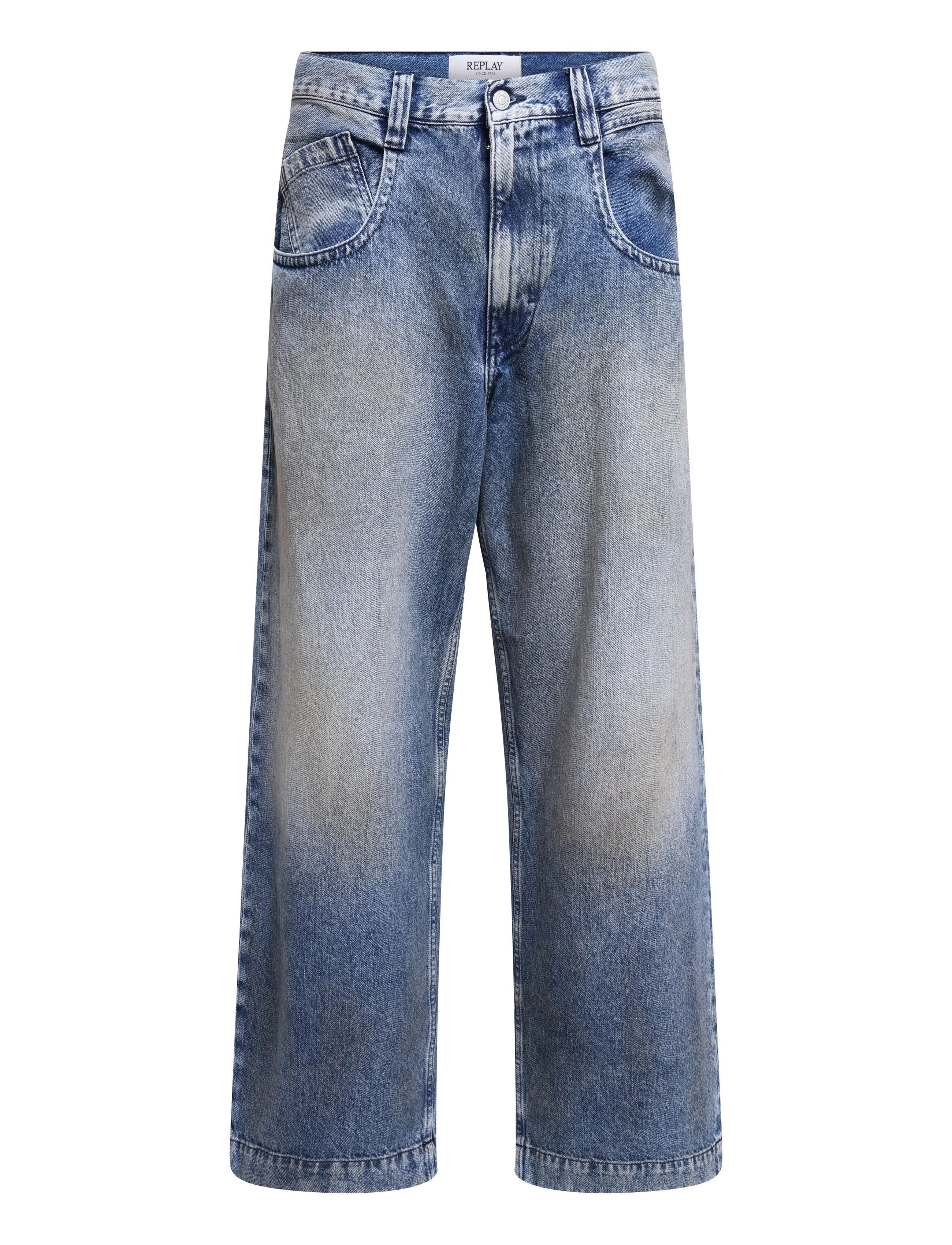 Replay FERYS Trousers BAGGY ,Sustainable - Loose jeans - BLUE / blue