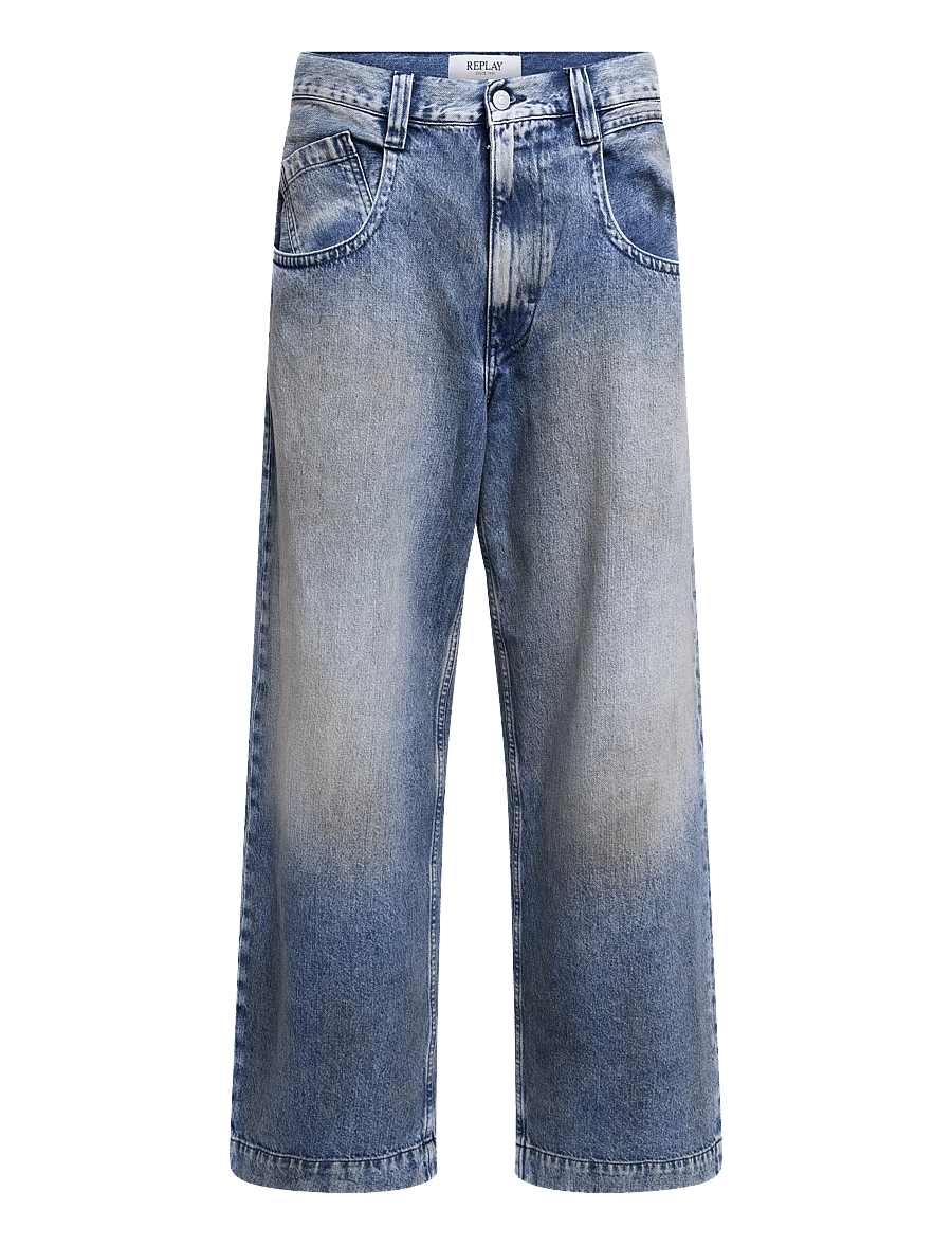 Replay - FERYS Trousers BAGGY ,Sustainable - weite jeans - blue - 1