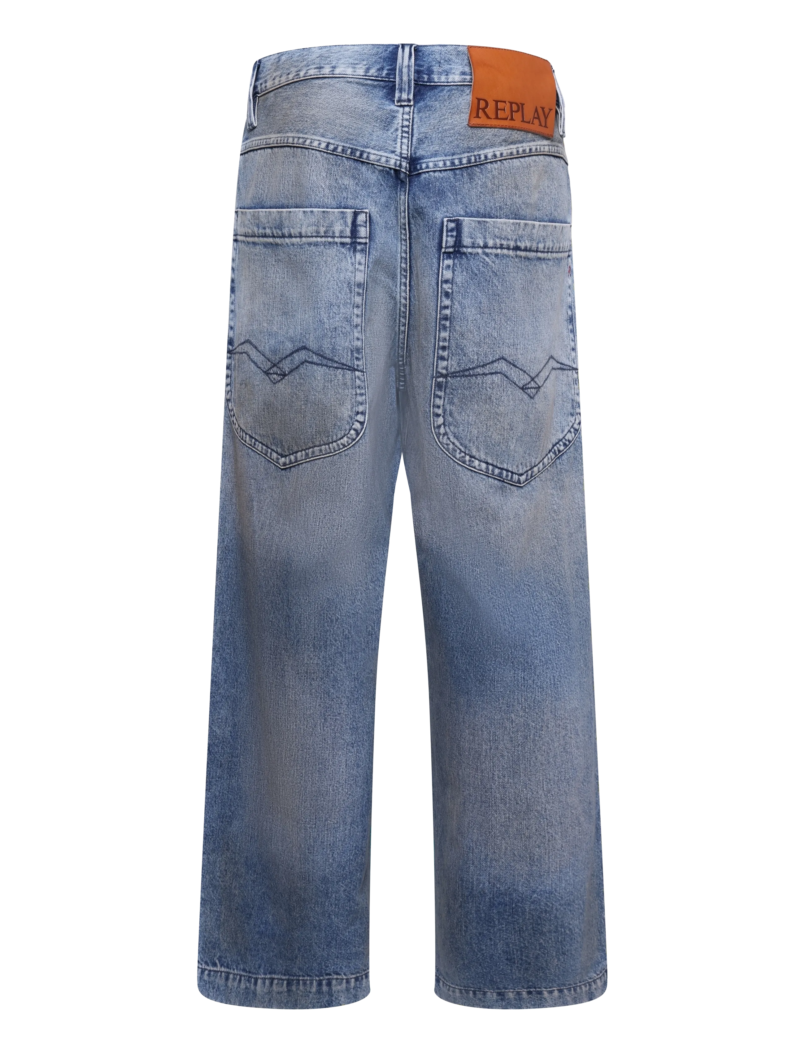 Replay - FERYS Trousers BAGGY ,Sustainable - bukser & jeans - blue - 2