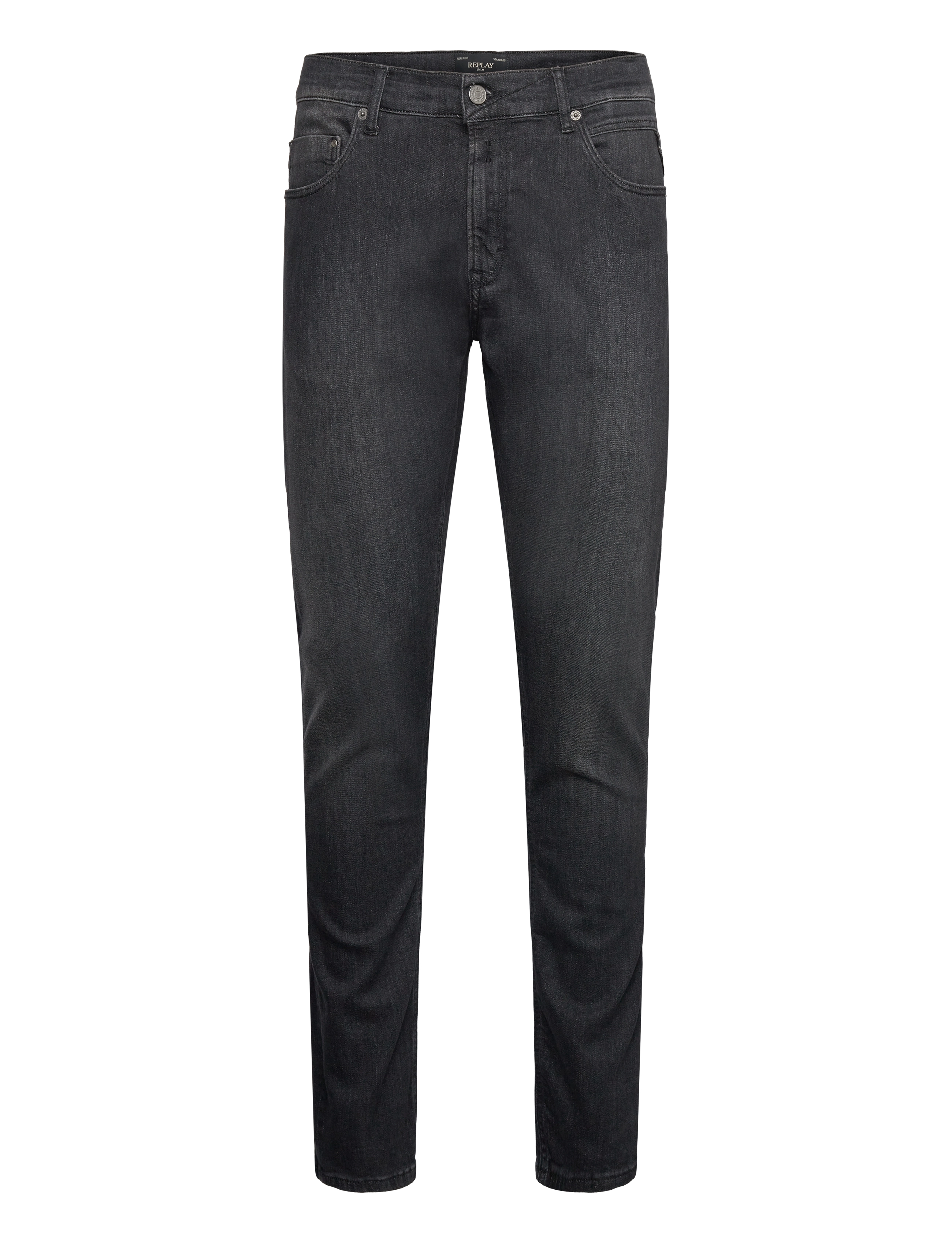 Replay - MICKYM Trousers SLIM TAPERED 99 Denim - grey - 0