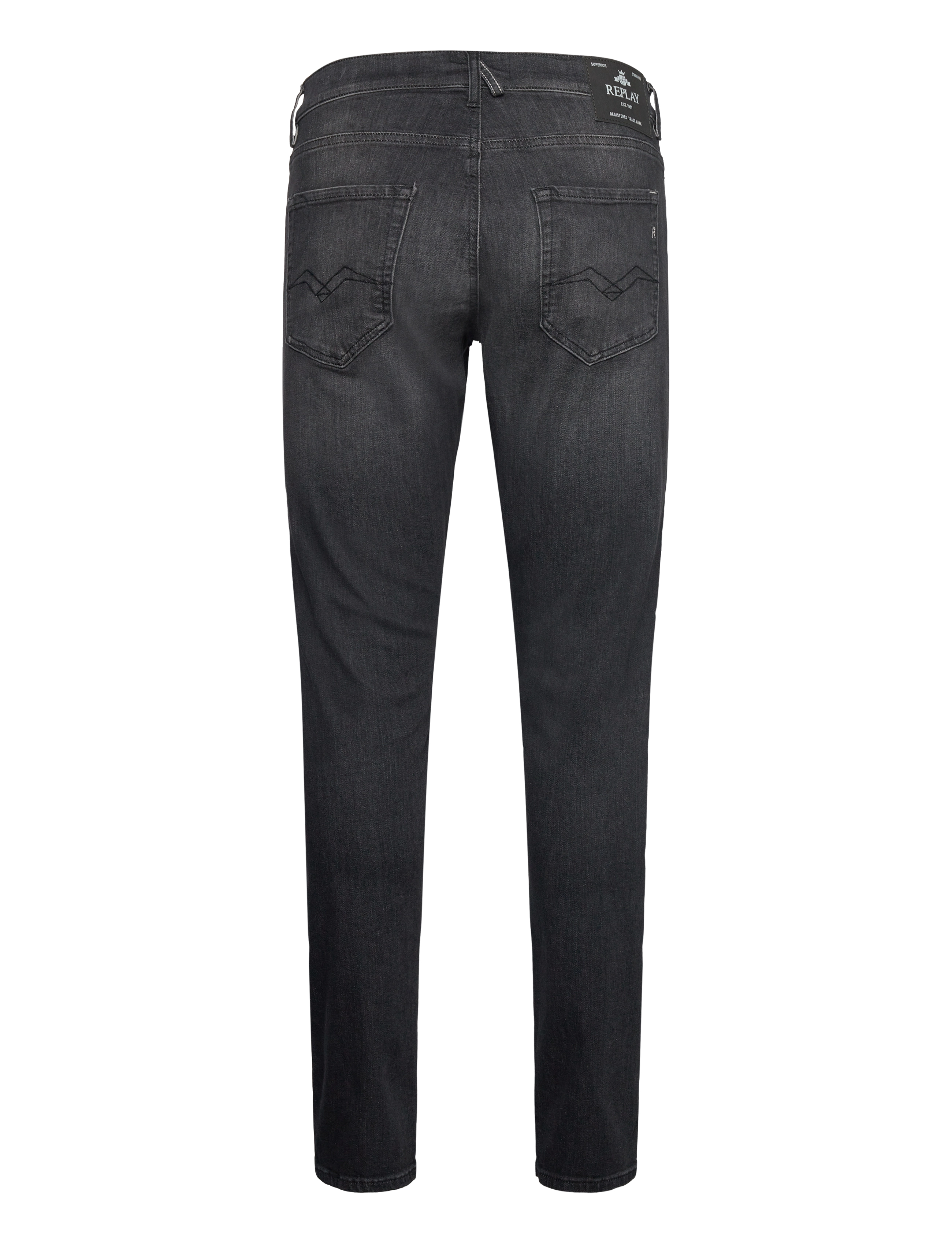 Replay - MICKYM Trousers SLIM TAPERED 99 Denim - grey - 1