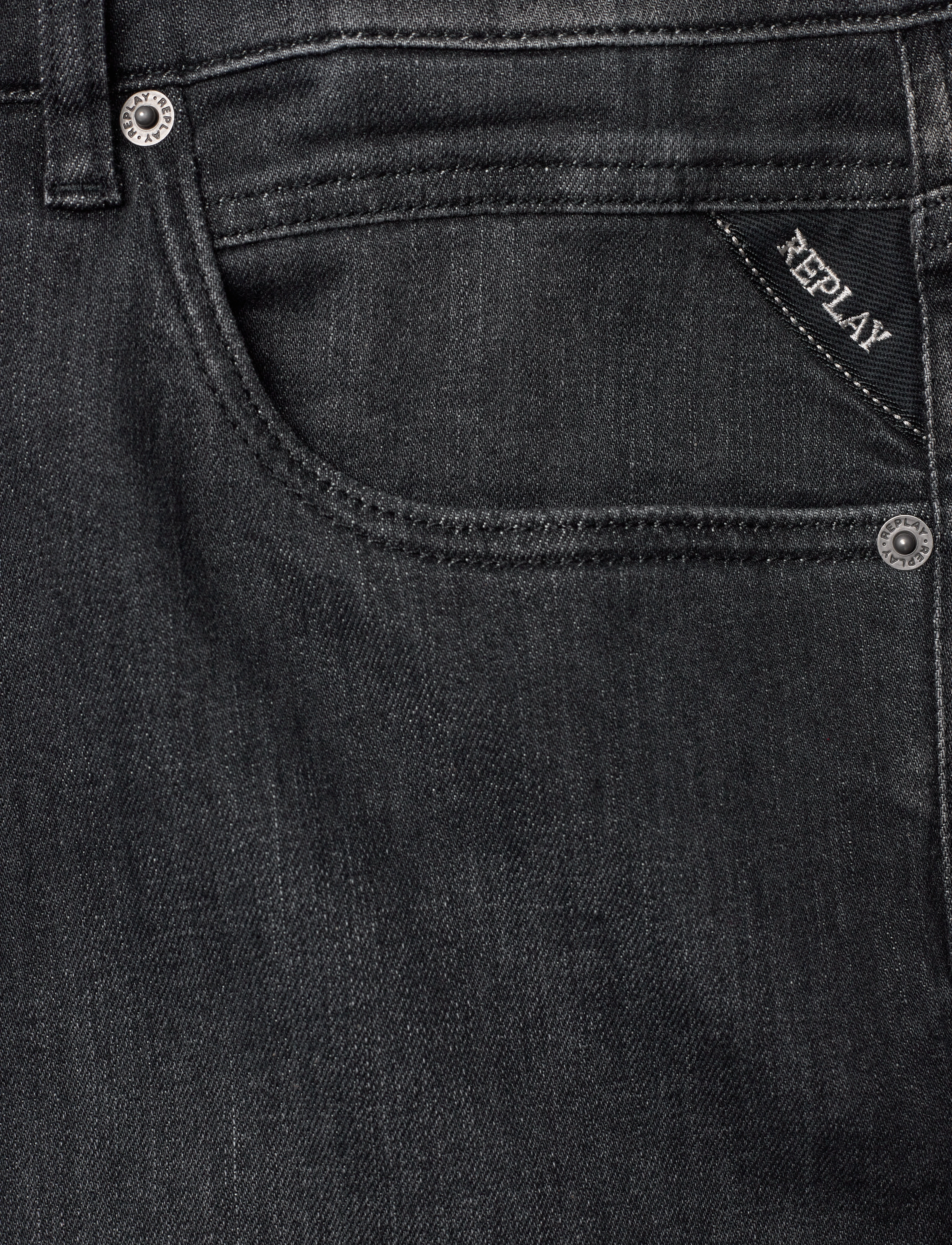 Replay - MICKYM Trousers SLIM TAPERED 99 Denim - grey - 2
