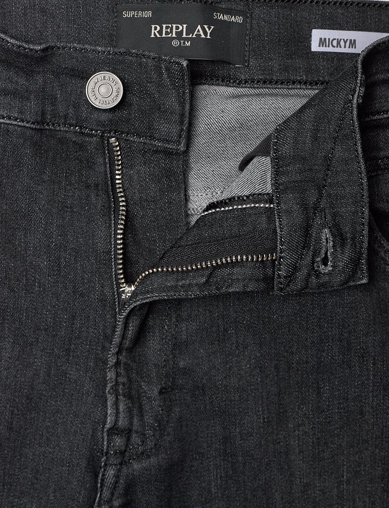 Replay - MICKYM Trousers SLIM TAPERED 99 Denim - slim jeans - grey - 3