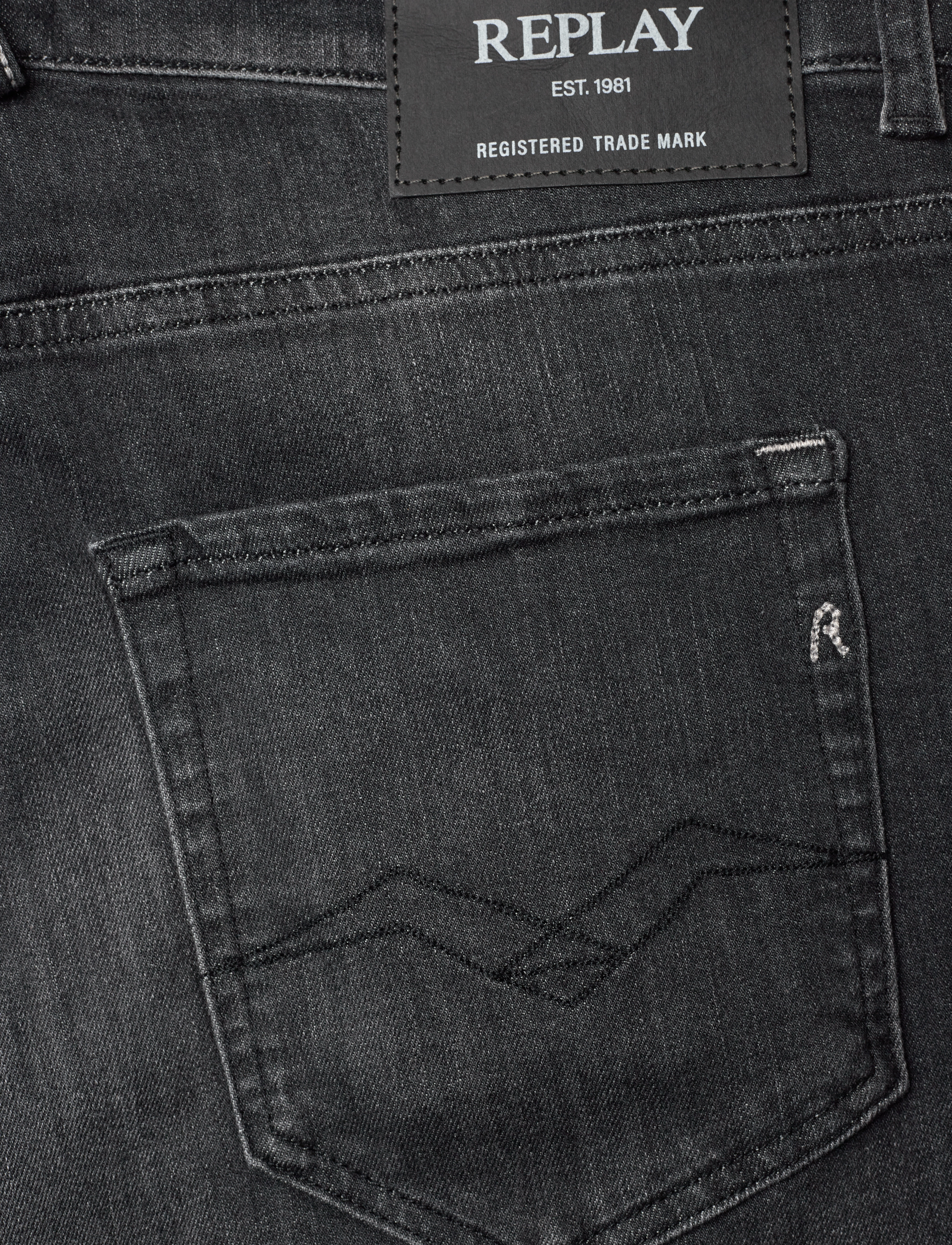 Replay - MICKYM Trousers SLIM TAPERED 99 Denim - grey - 4