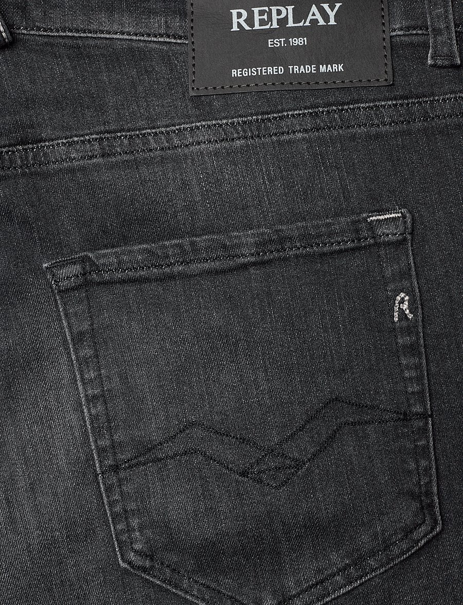 Replay - MICKYM Trousers SLIM TAPERED 99 Denim - grey - 4