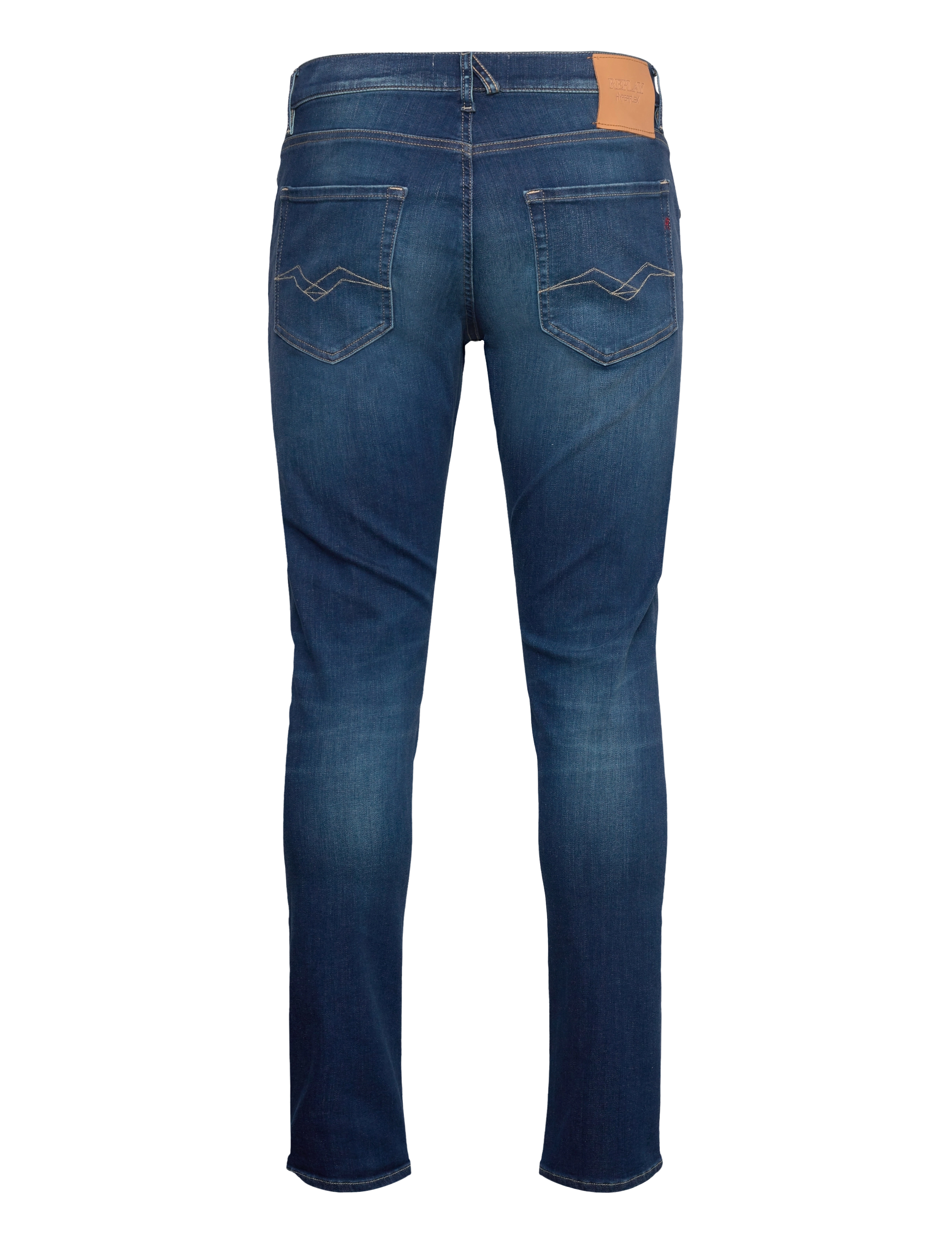 Replay - MICKYM Trousers SLIM TAPERED HYPERFLEX ECO PLUS - blue - 1