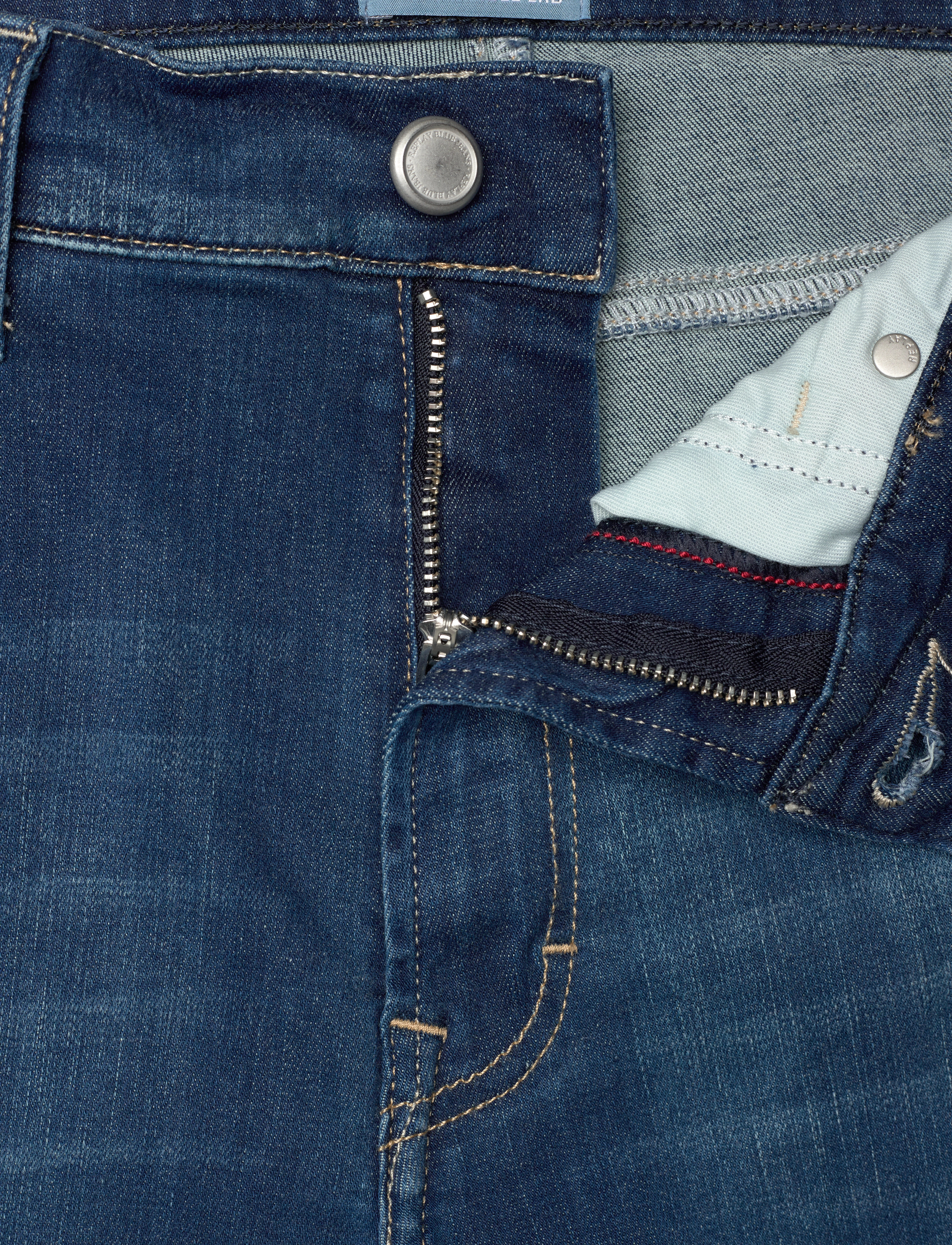 Replay - MICKYM Trousers SLIM TAPERED HYPERFLEX ECO PLUS - blue - 3