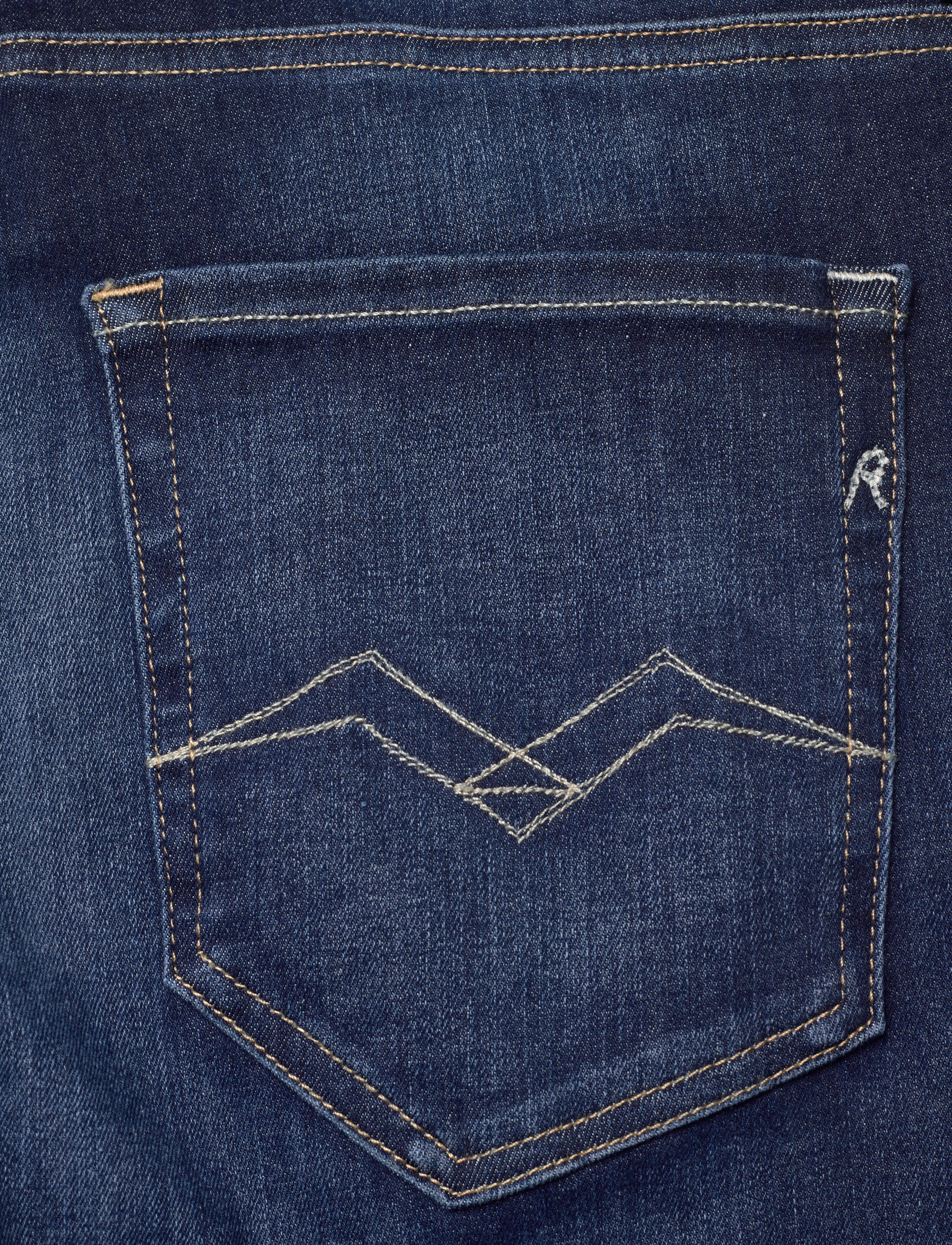 Replay - MICKYM Trousers RECYCLED 360 Hyperflex - blue - 4