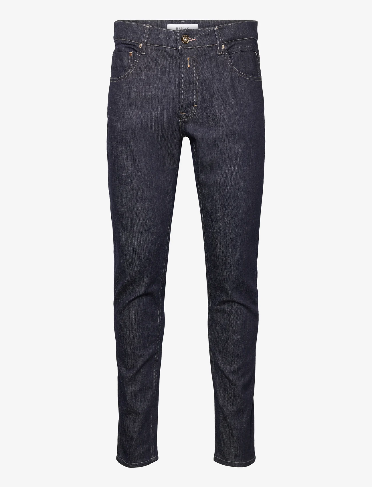 Replay - MICKYM Trousers SLIM TAPERED AGED - slim fit jeans - blue - 0