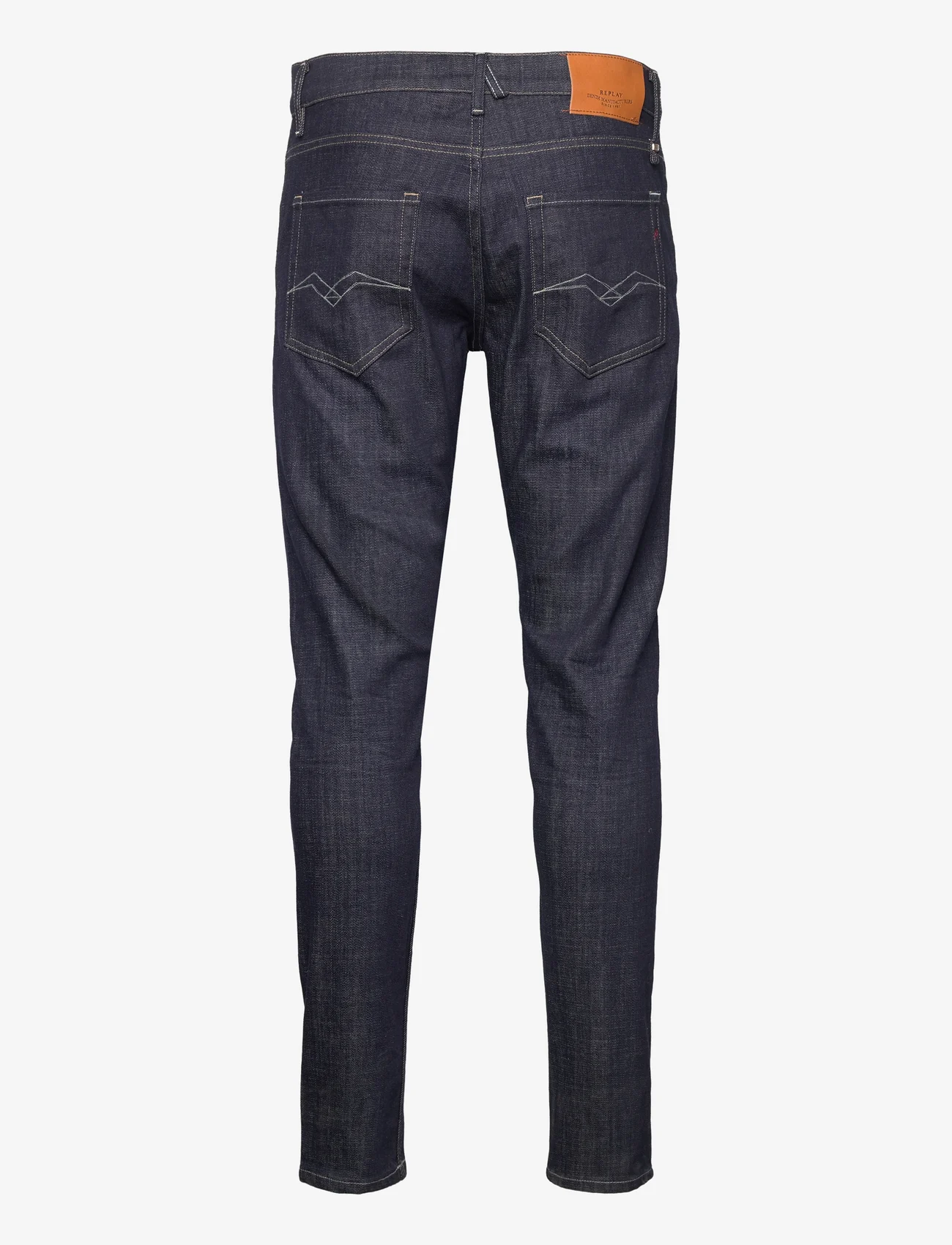 Replay - MICKYM Trousers SLIM TAPERED AGED - kitsad teksad - blue - 1