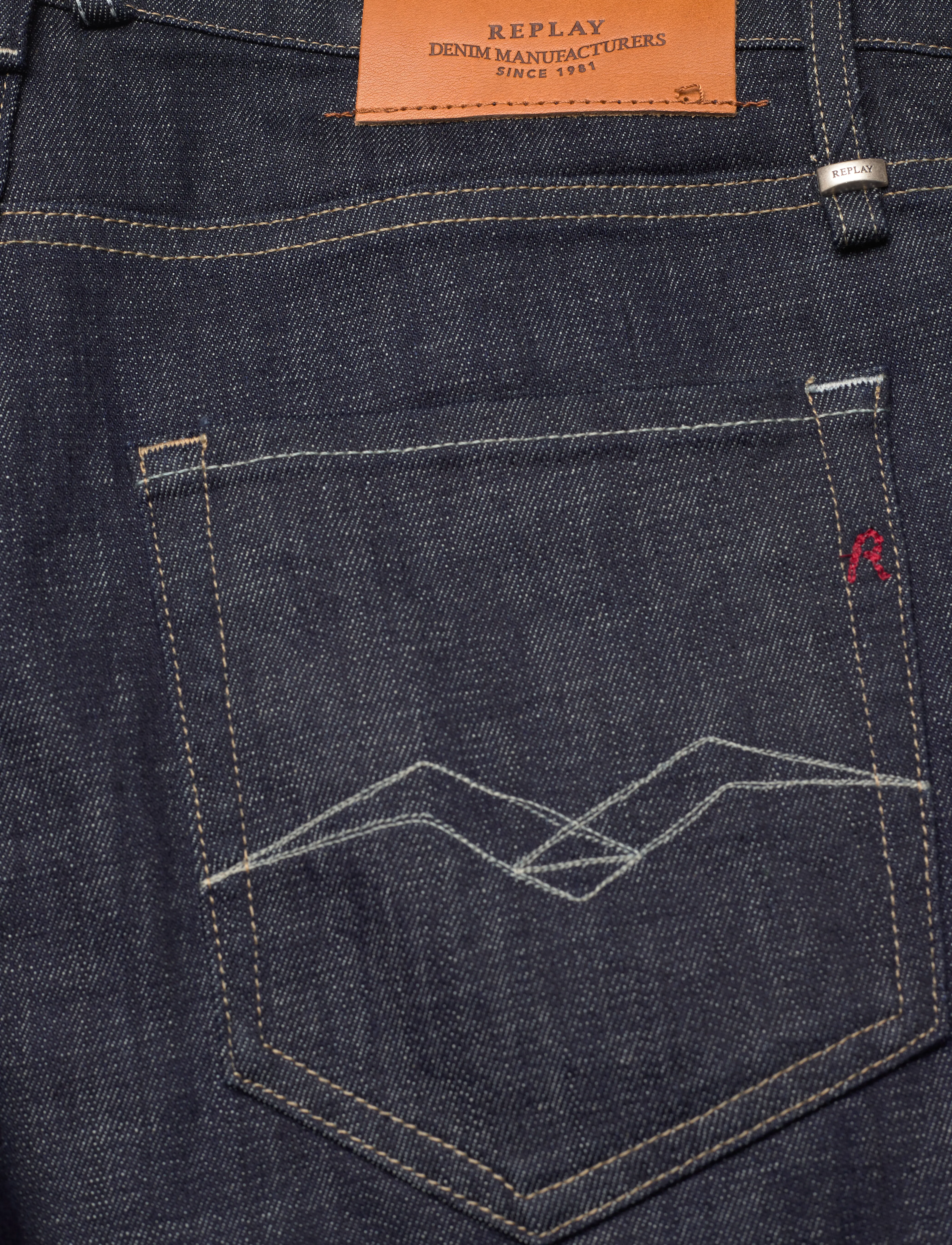 Replay - MICKYM Trousers SLIM TAPERED AGED - blue - 5