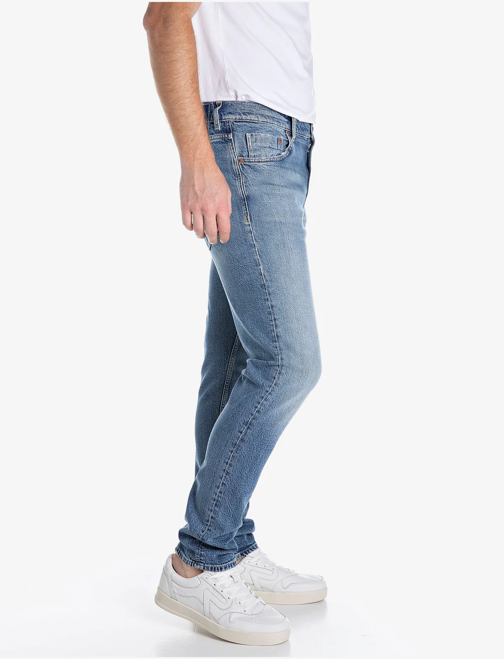 Replay - MICKYM Trousers SLIM TAPERED Original - slim jeans - blue - 0
