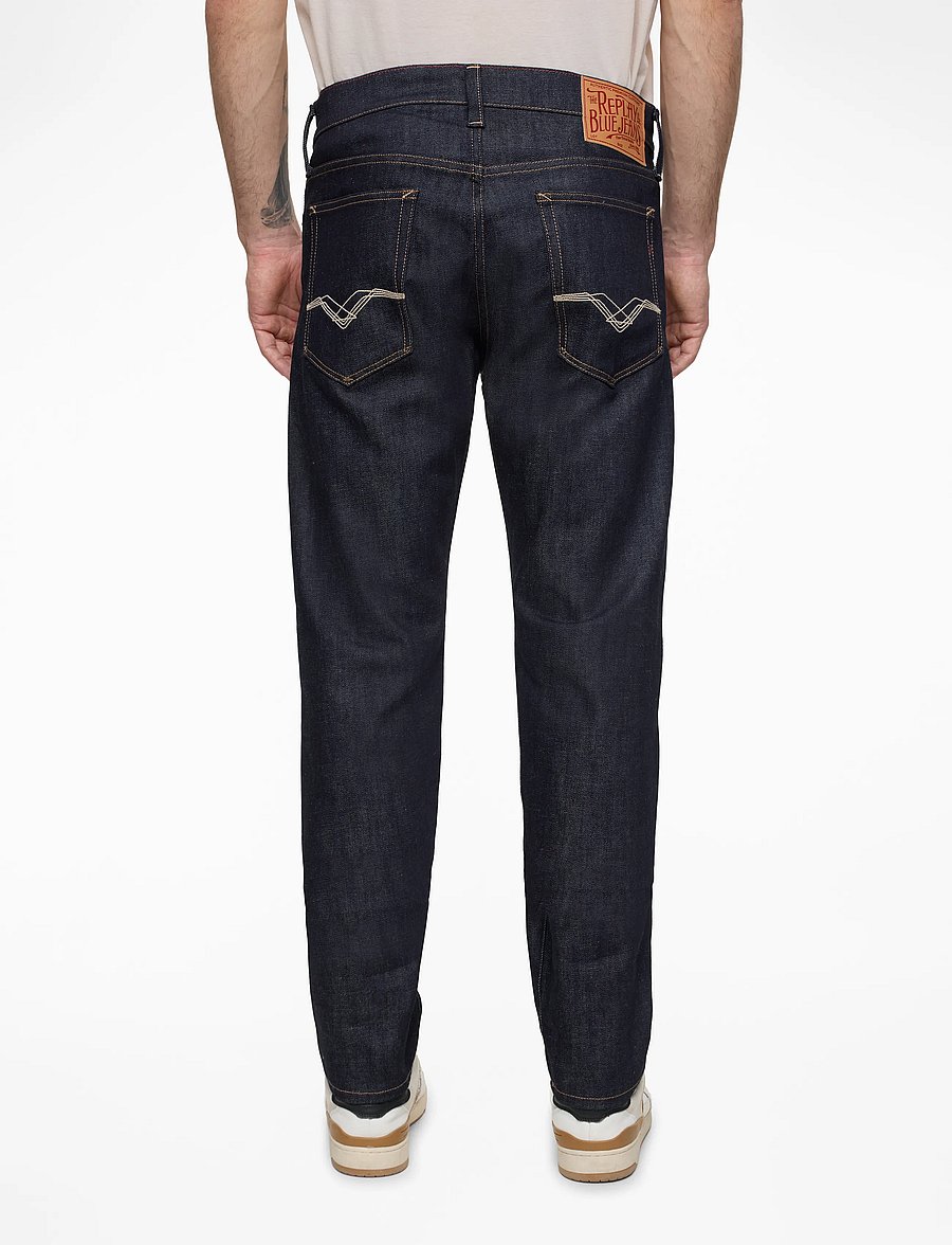 Replay - NEAAL Trousers SLIM Royal Eagle - slim-gallabuxur - blue - 4