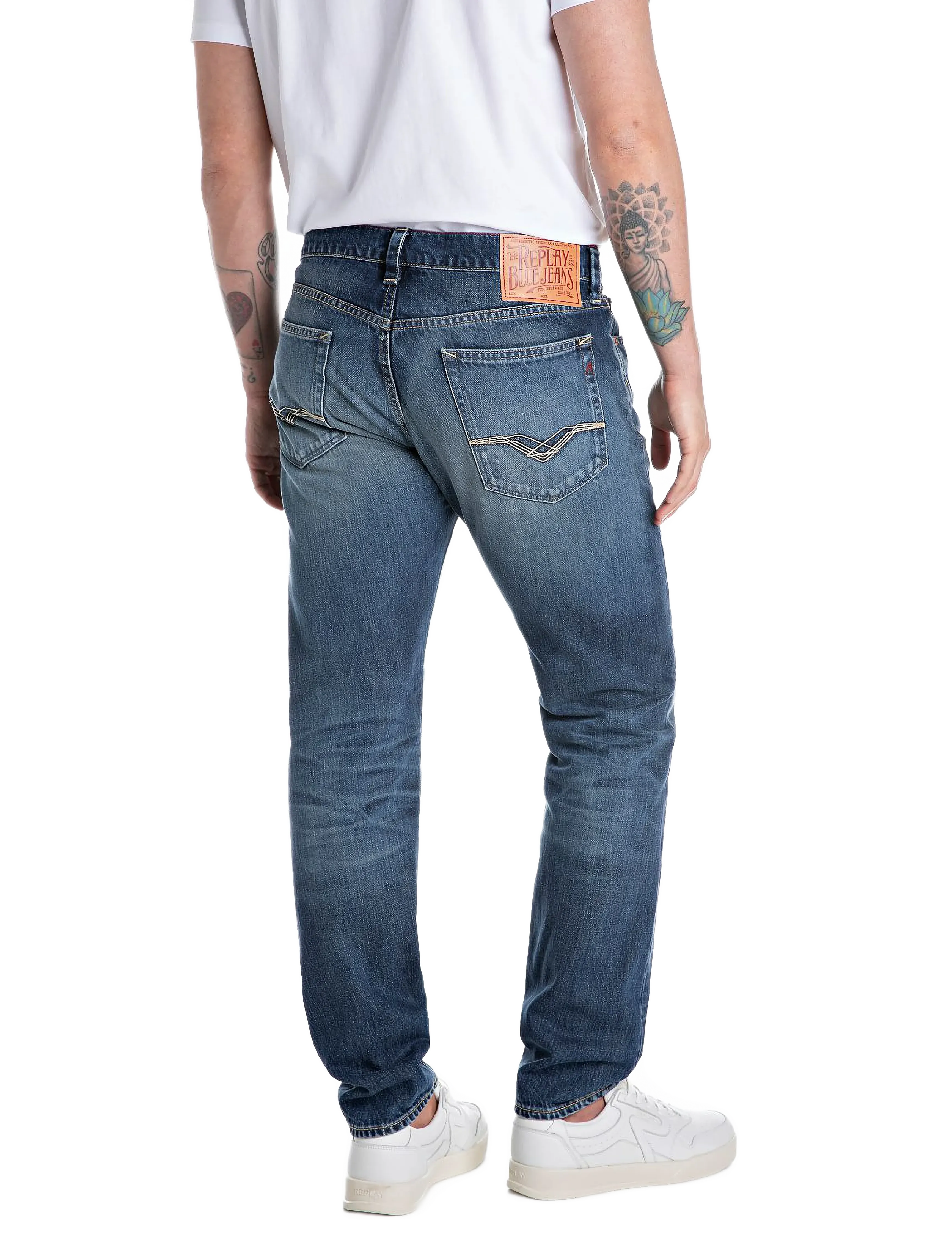 Replay - NEAAL Trousers SLIM Royal Eagle - slim jeans - blue - 2